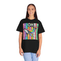 Oh Rainbow Whale T Shirt Retro Striped Graphic Tee