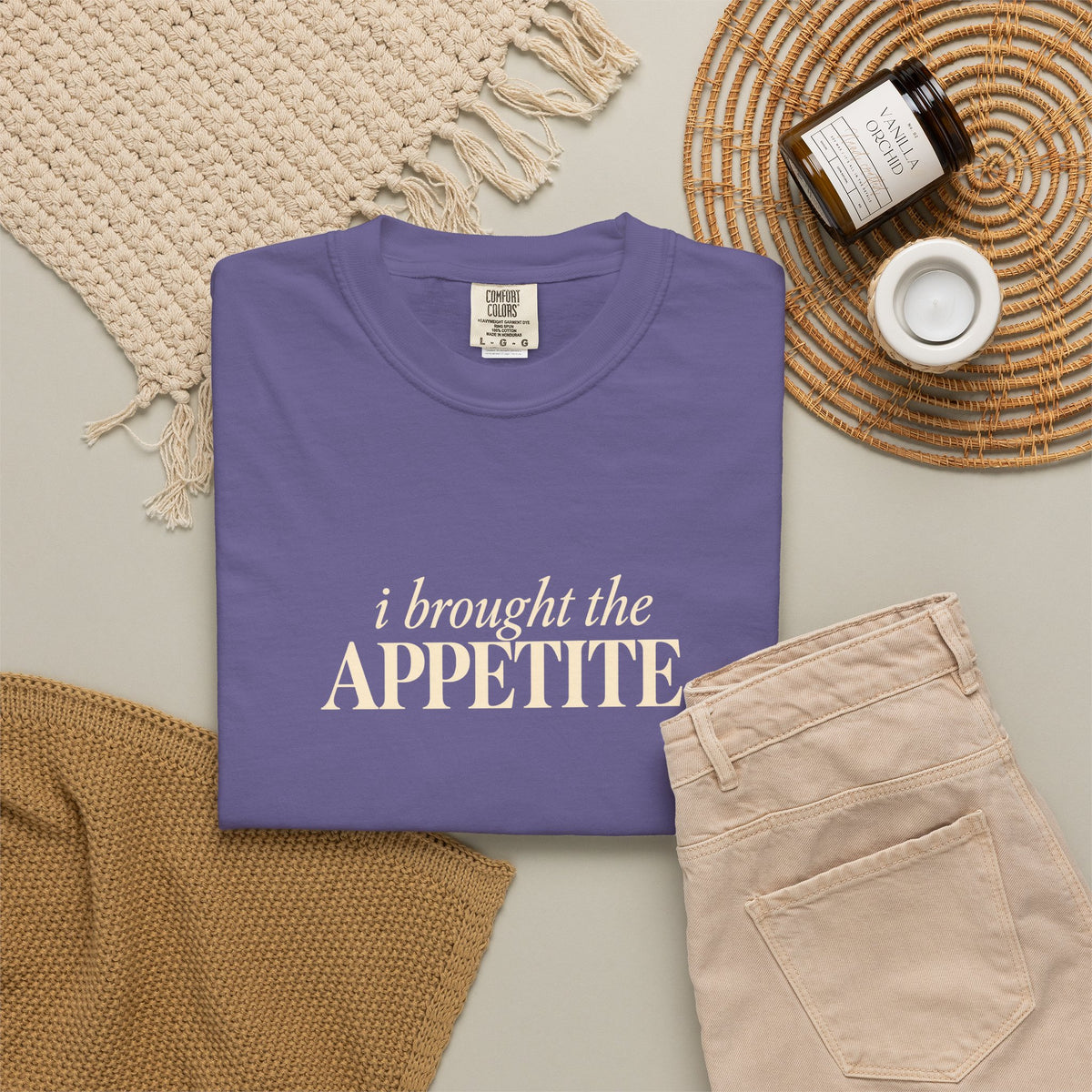 I Brought the Appetite Tee shirt |Thanksgiving Couple Collection