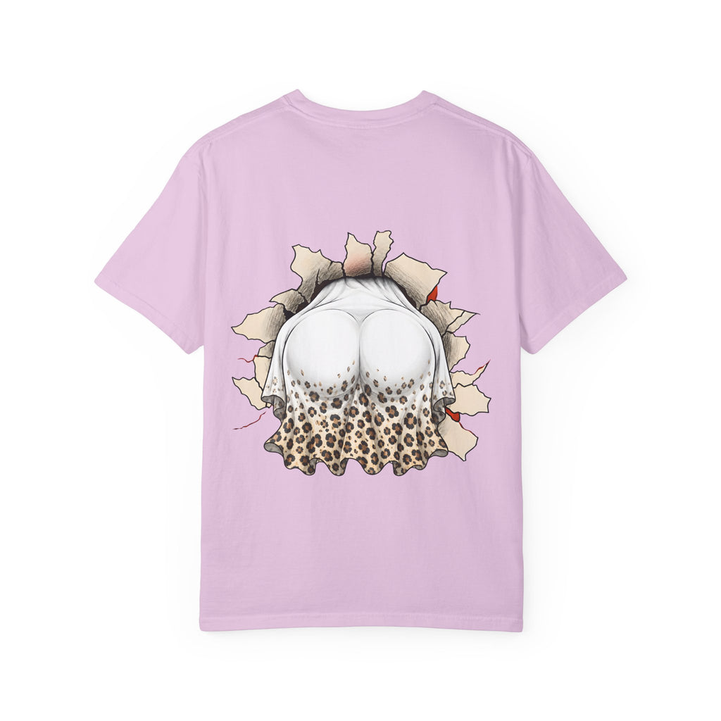 Halloween Gnome T-Shirt Funny Bubblegum Ghost and Leopard Butt Graphic Tee