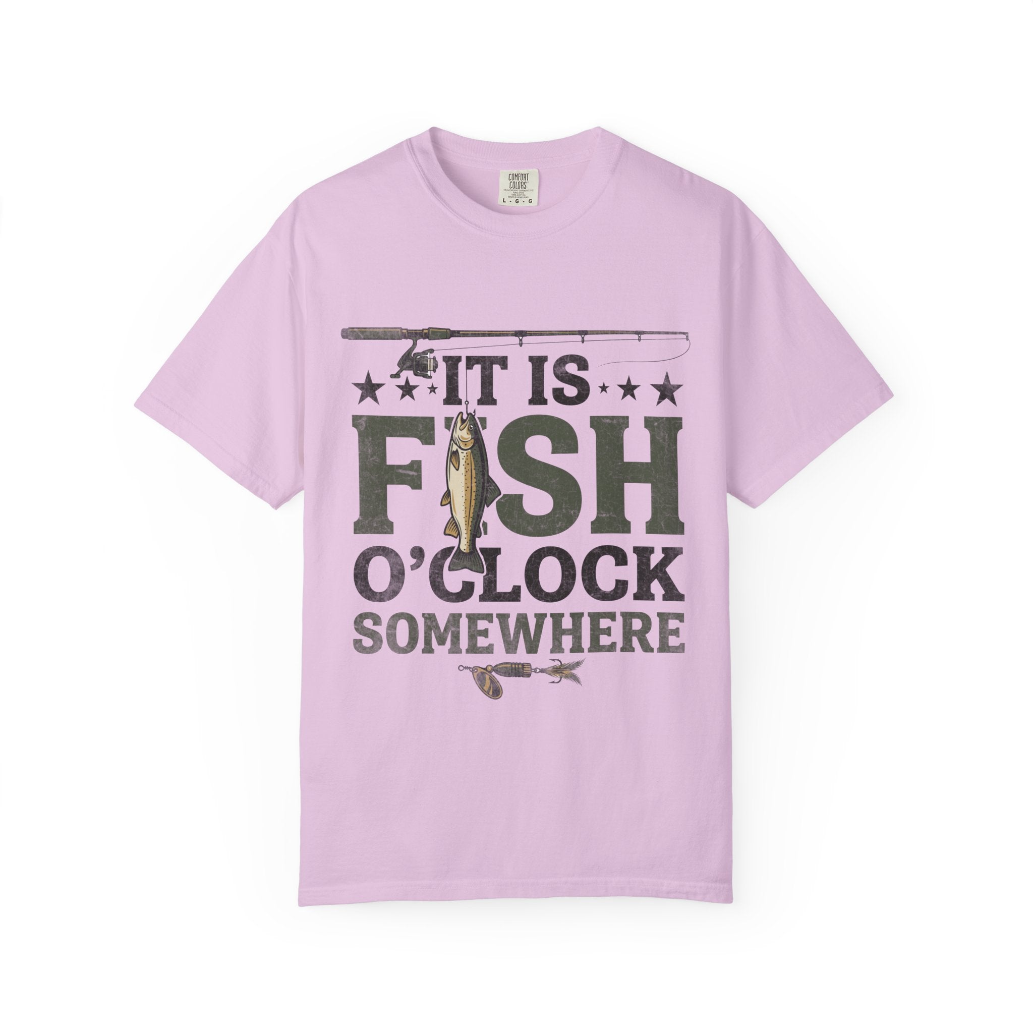 It Is Fish O Clock T Shirt Fishing Graphic Tee