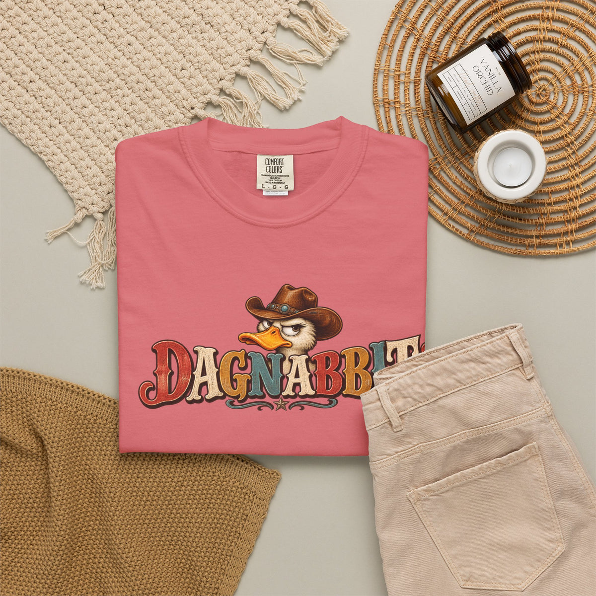 Dagnabbit Cowboy Rabbit T shirt | Western Cartoon Graphic Tee