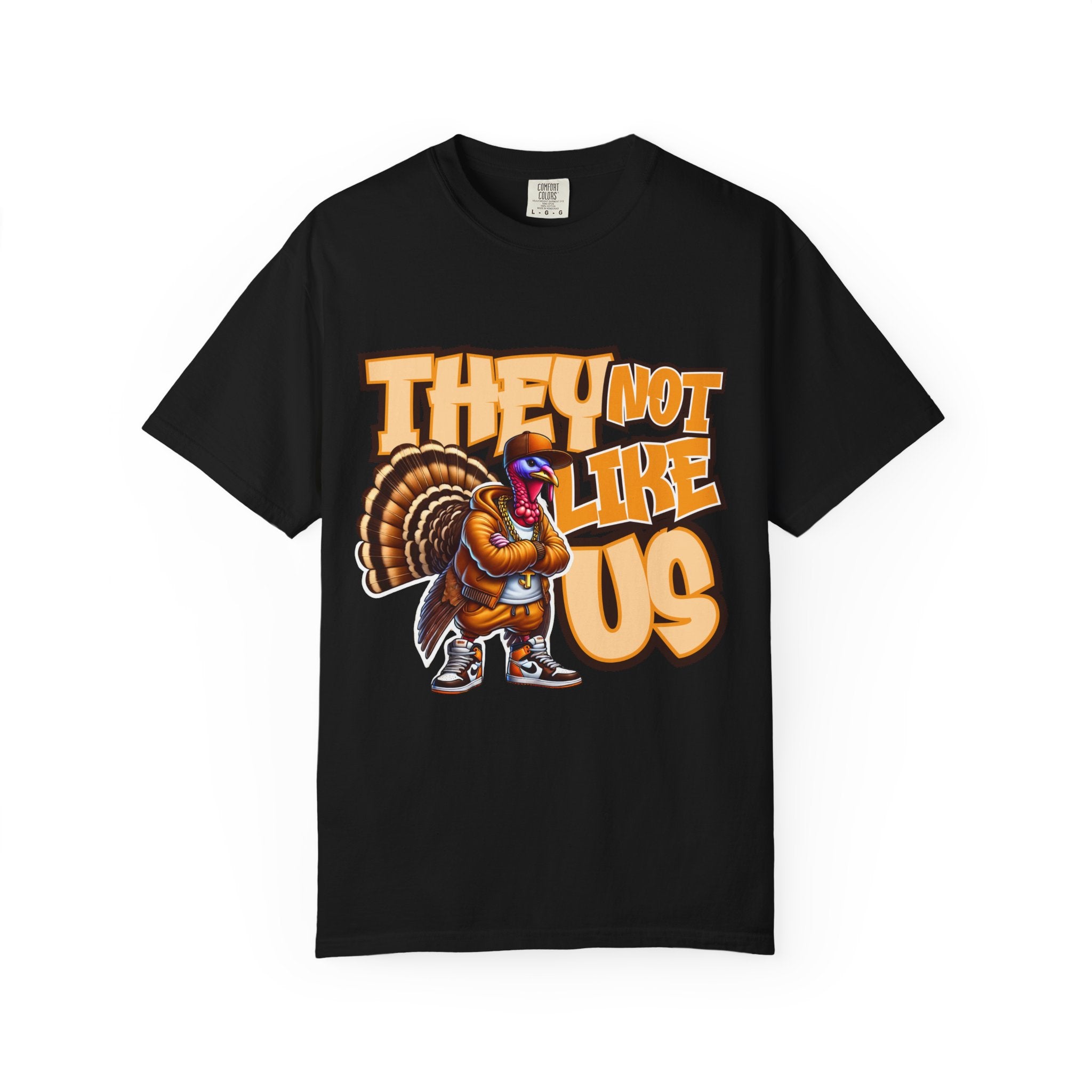 Thanksgiving Turkey Graphic T Shirt They Not Like Us Streetwear Tee