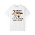 Funny Check Engine Light 50s Retirement T-Shirt