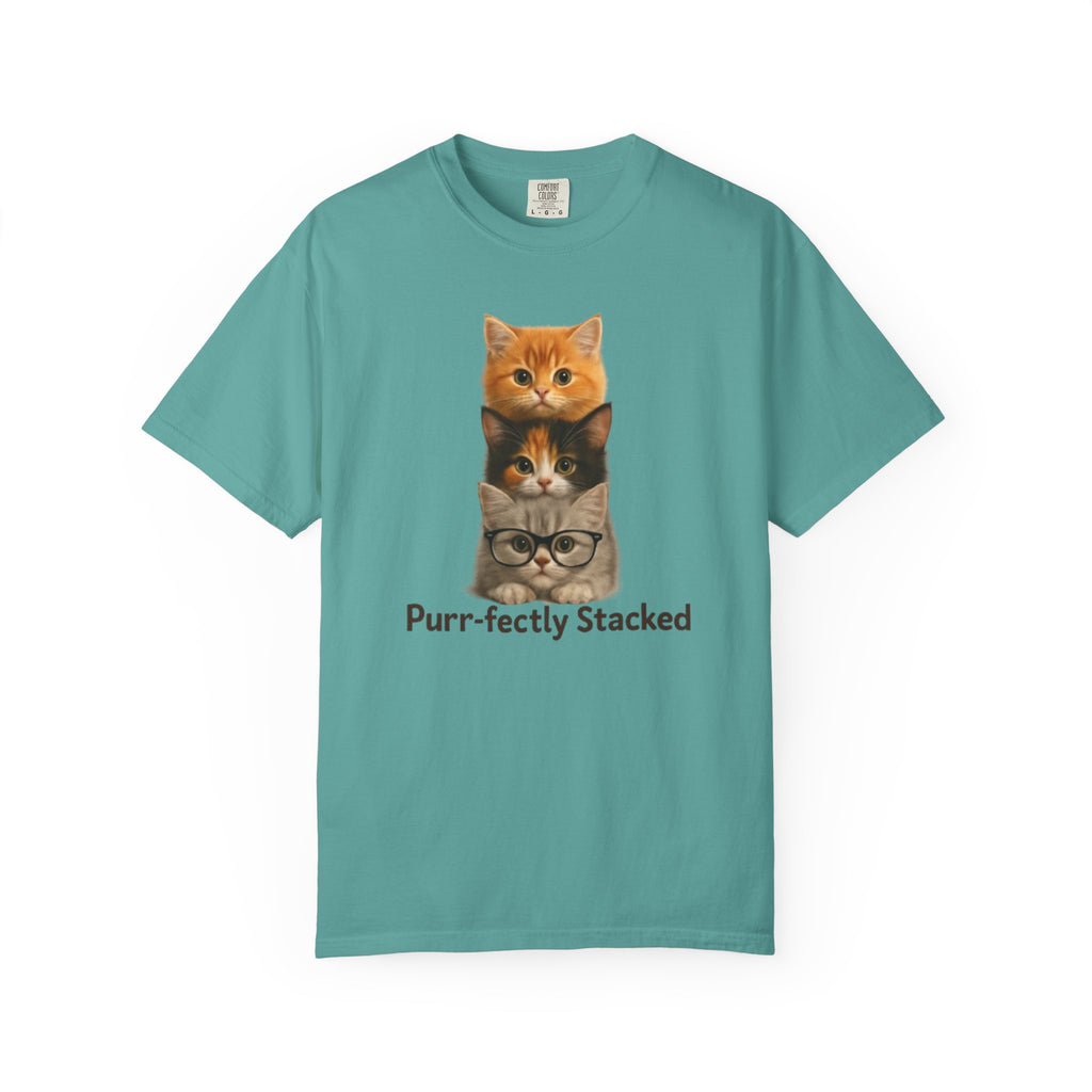 Purr fectly Stacked Cat T Shirt