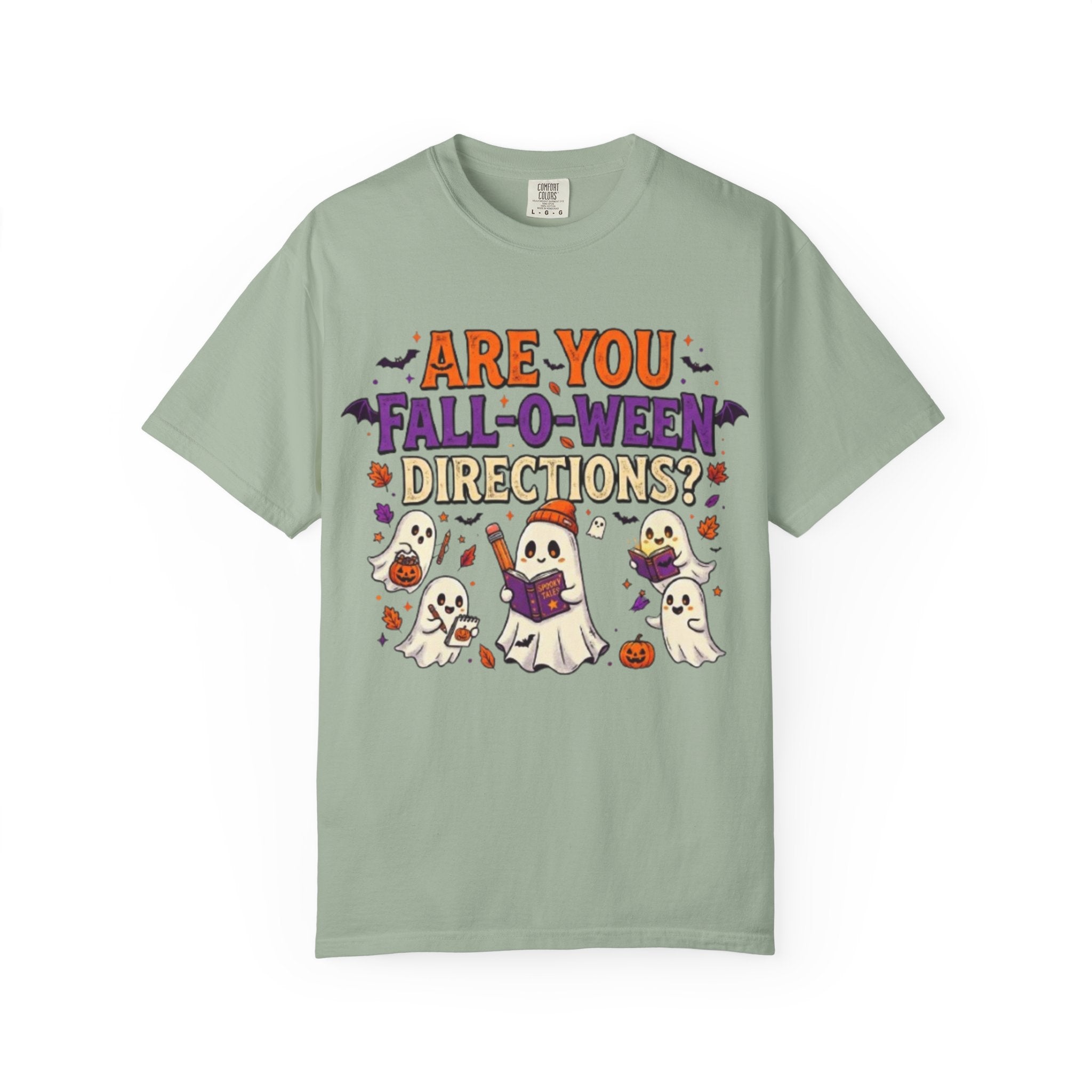 Are You Fall-O-Ween Directions? Halloween Ghosts Graphic T-Shirt
