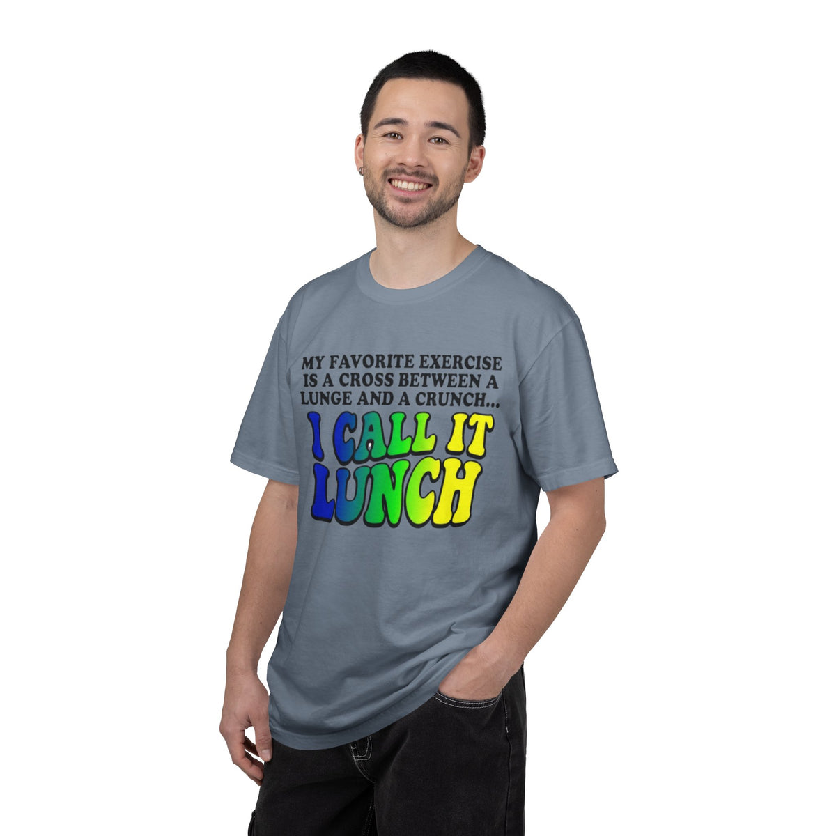 I Call It Lunch T-Shirt Funny Fitness Food Quote Tee