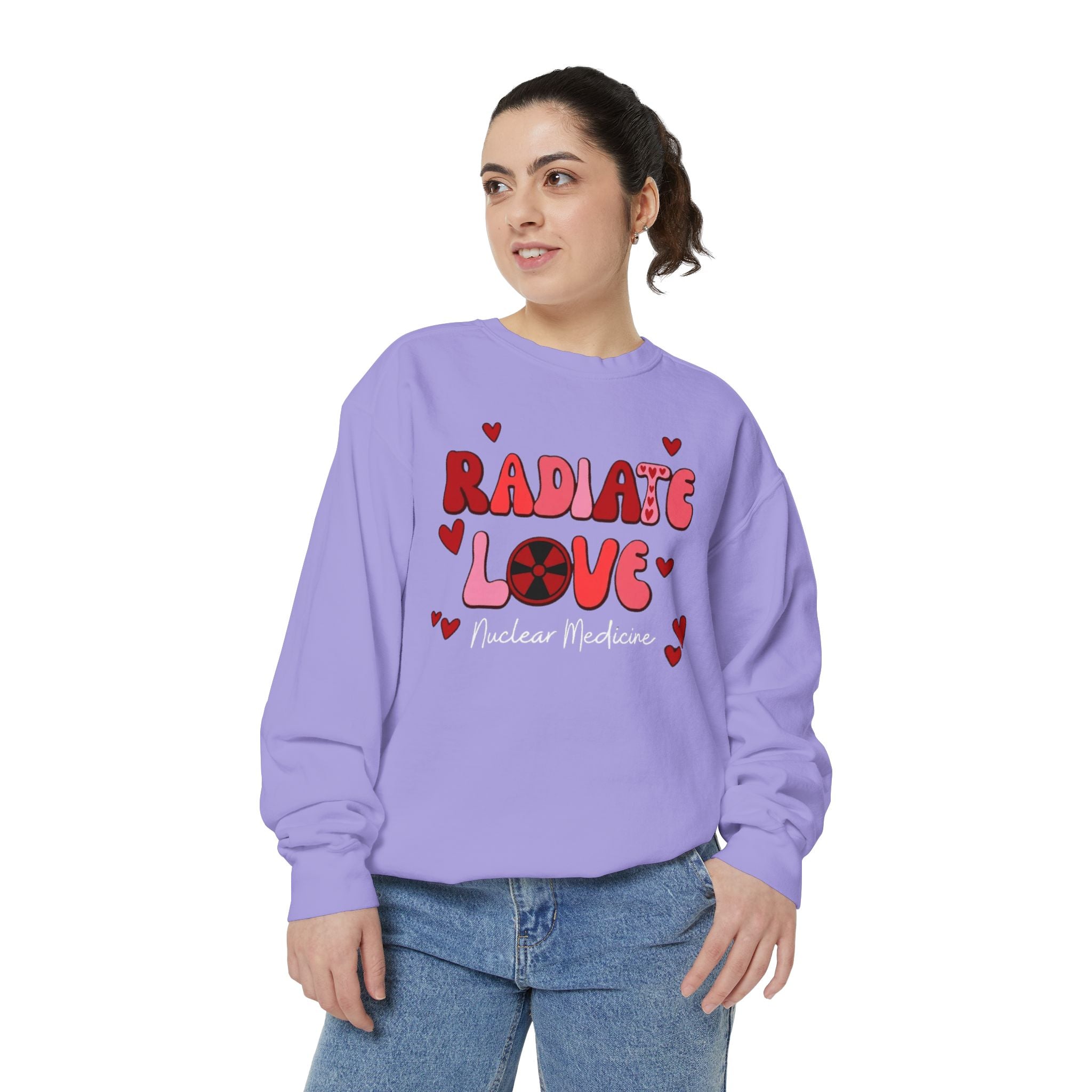 Radiate Love Sweatshirt Nuclear Medicine Crewneck