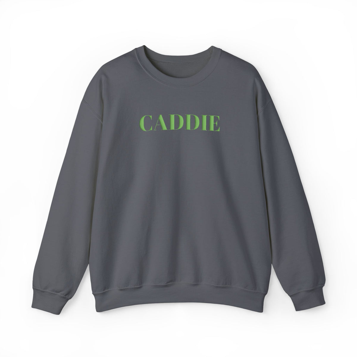 Caddie Sweatshirt, Golf Caddie Gift, CADDIE Puff Print Crewneck, Golf Sweatshirt, Golf Lover Gift, Country Club Sweatshirt, Golf Gift