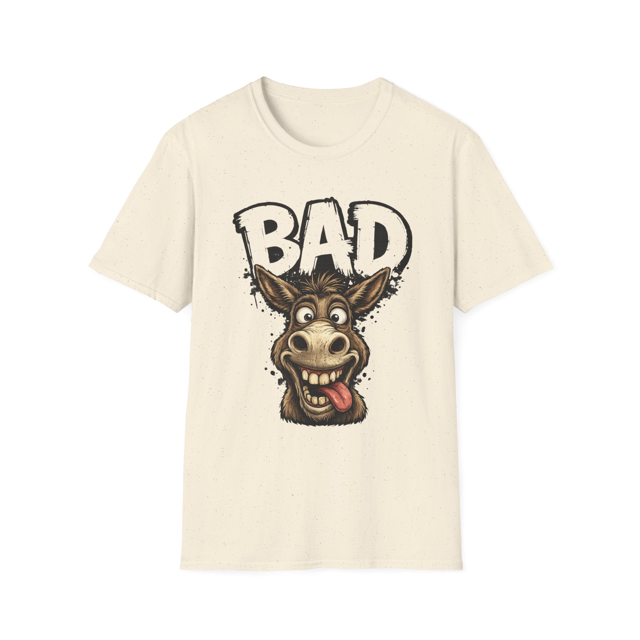 Bad Donkey T‑Shirt — Funny Cartoon Animal Tee for Donkey Lovers