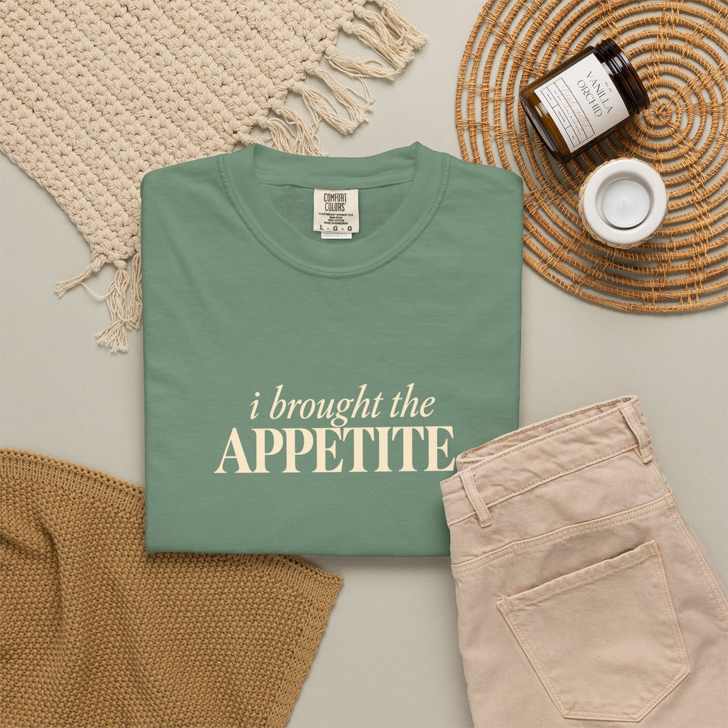 I Brought the Appetite Tee shirt |Thanksgiving Couple Collection