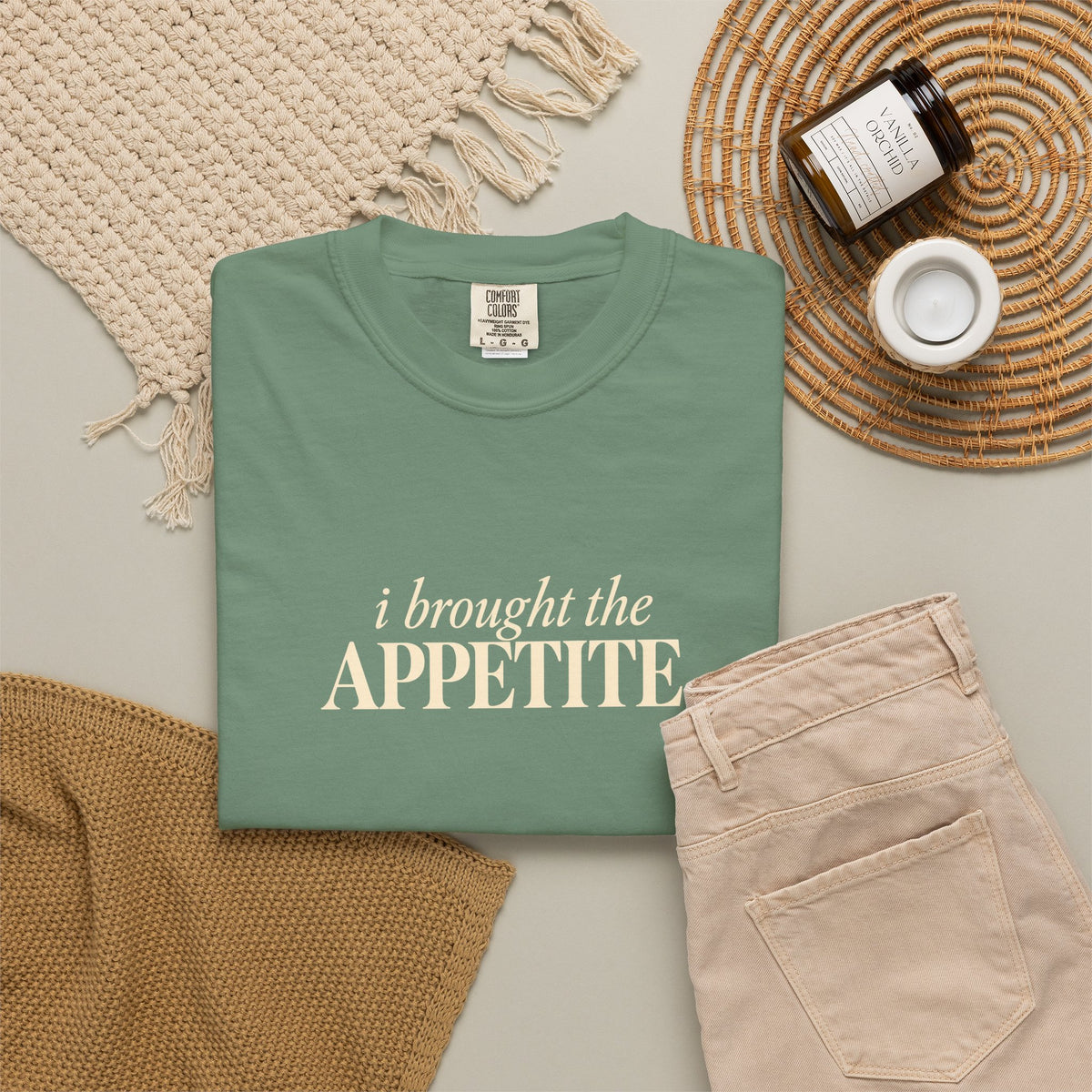 I Brought the Appetite Tee shirt |Thanksgiving Couple Collection