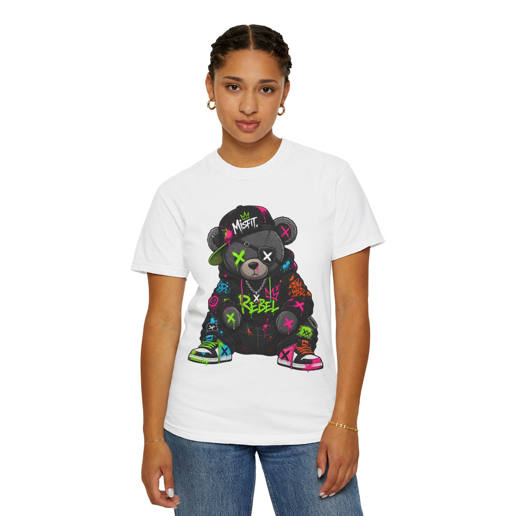 Rebel Graffiti Bear T Shirt