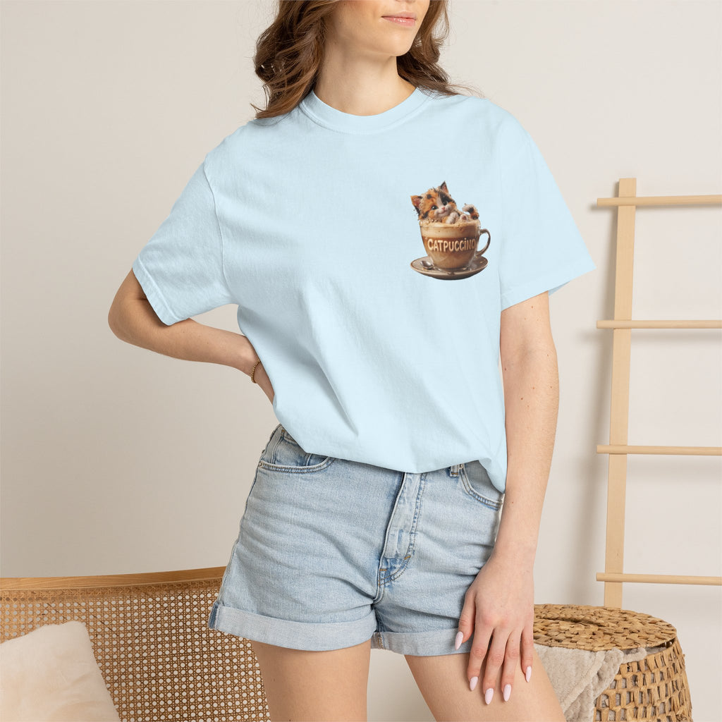 Cat in Cappuccino Cup T Shirt