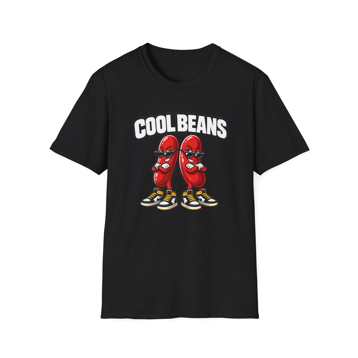 Cool Beans T‑Shirt — Retro Cartoon Funny Graphic Tee