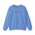 Golf Sweatshirt, GOLF Puff Print Sweatshirt, Golf Lover Gift, Golfer Crewneck, Golf Mom Sweatshirt, Golf Dad Gift, Country Club Sweatshirt