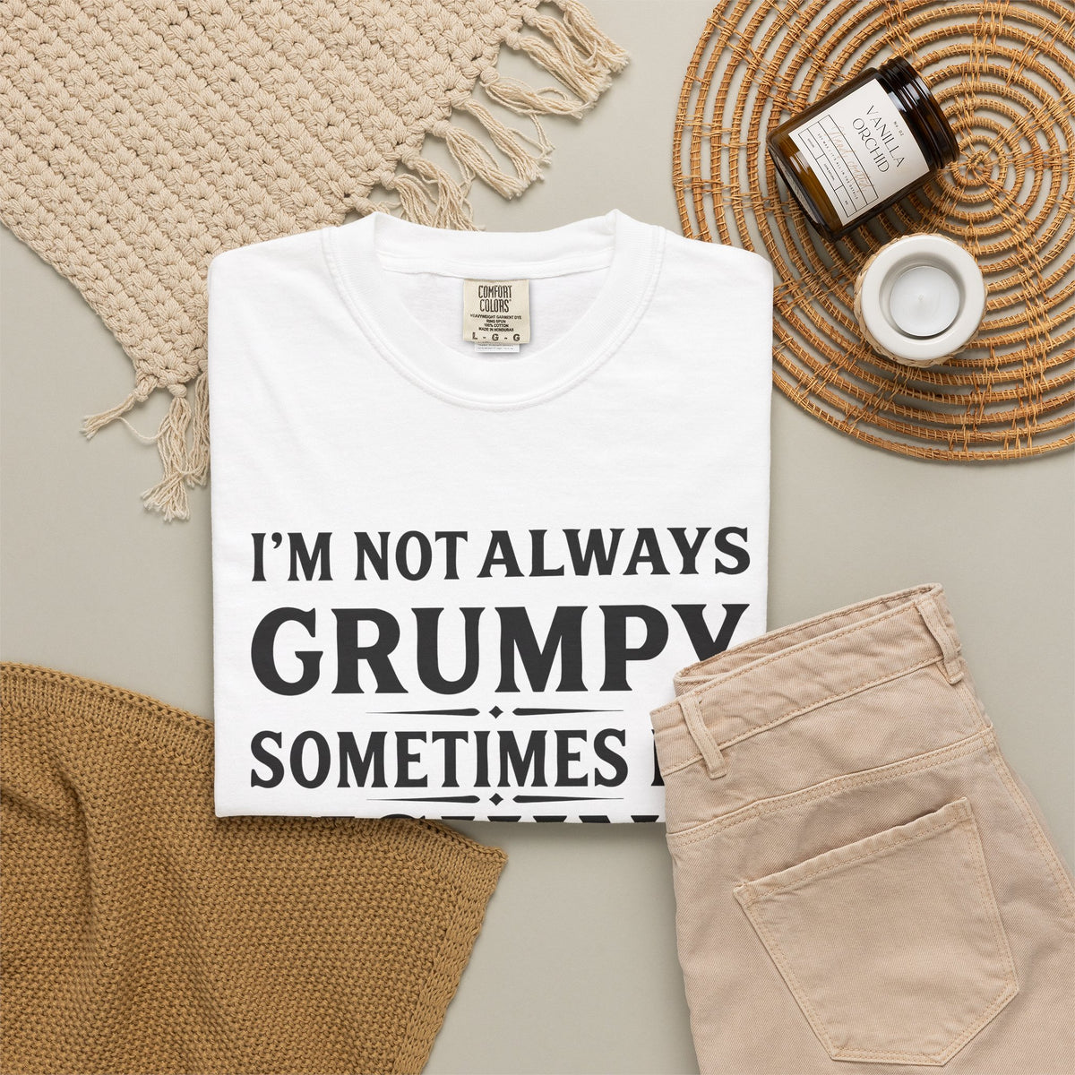 Fishing T Shirt Im Not Always Grumpy Sometimes Im Fishing Funny Angler Tee