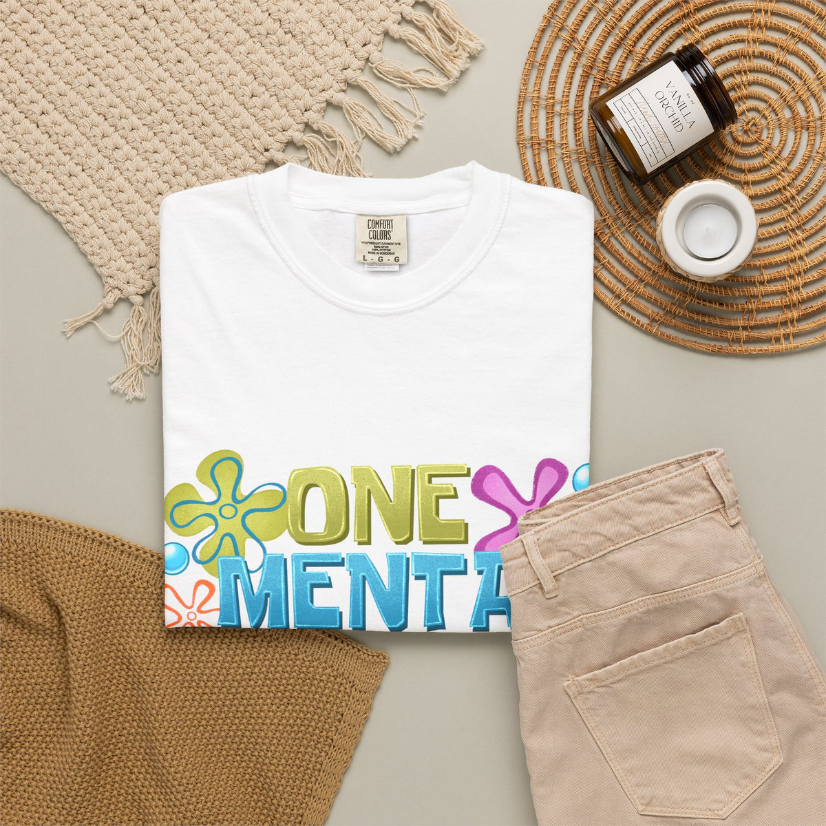 T Shirt One Mental Breakdown Later Colorful Retro Graphic Tee