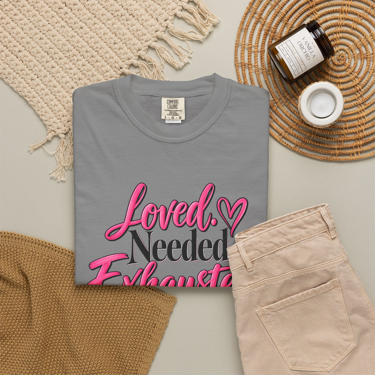 Caregiver Shirt Loved Needed Exhausted Tee Caregiver Life T Shirt Family Caregiver Gift Mom Caregiver Shirt Caregiver Appreciation Tee