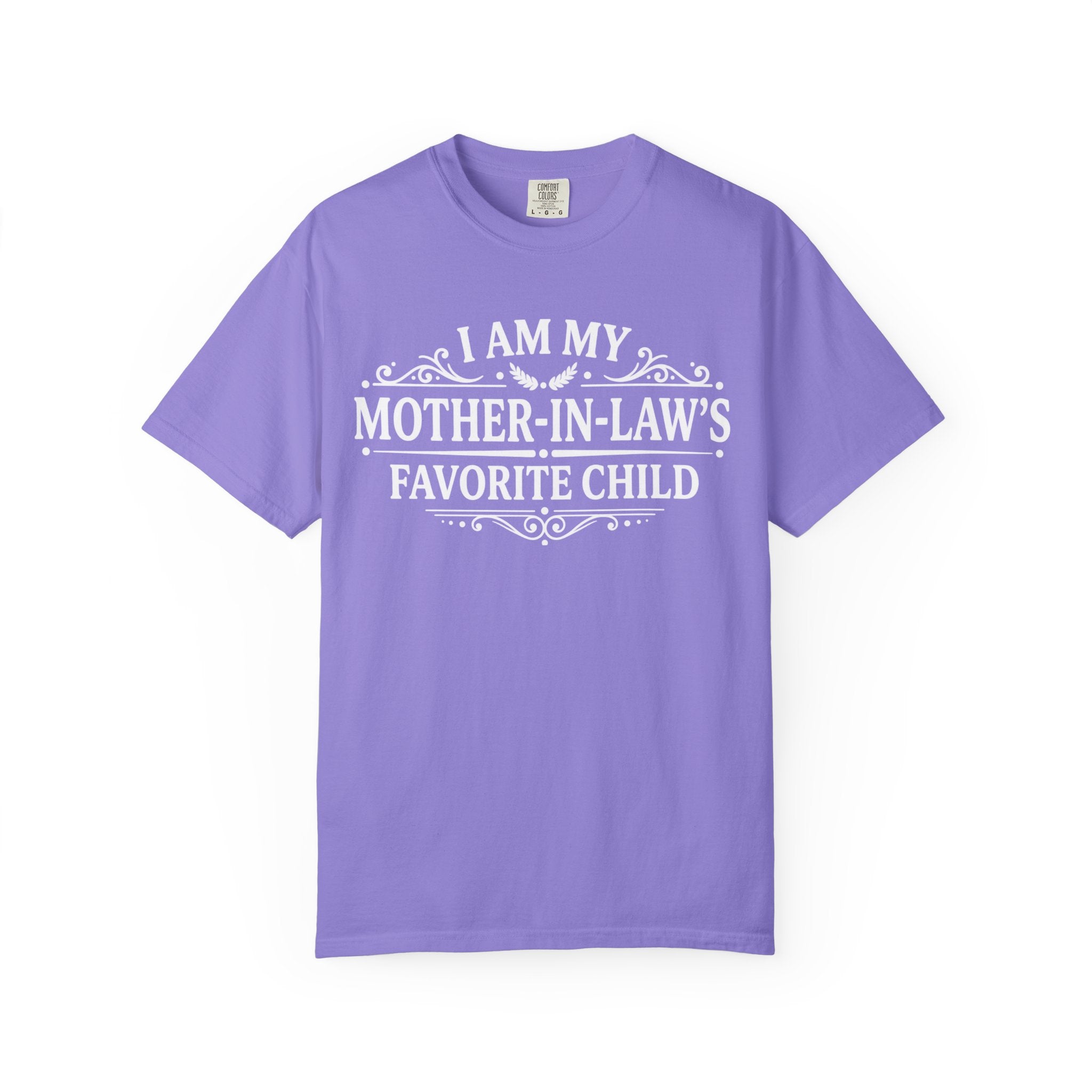 Mother in Laws Favorite Child T Shirt Funny Family Gift Tee