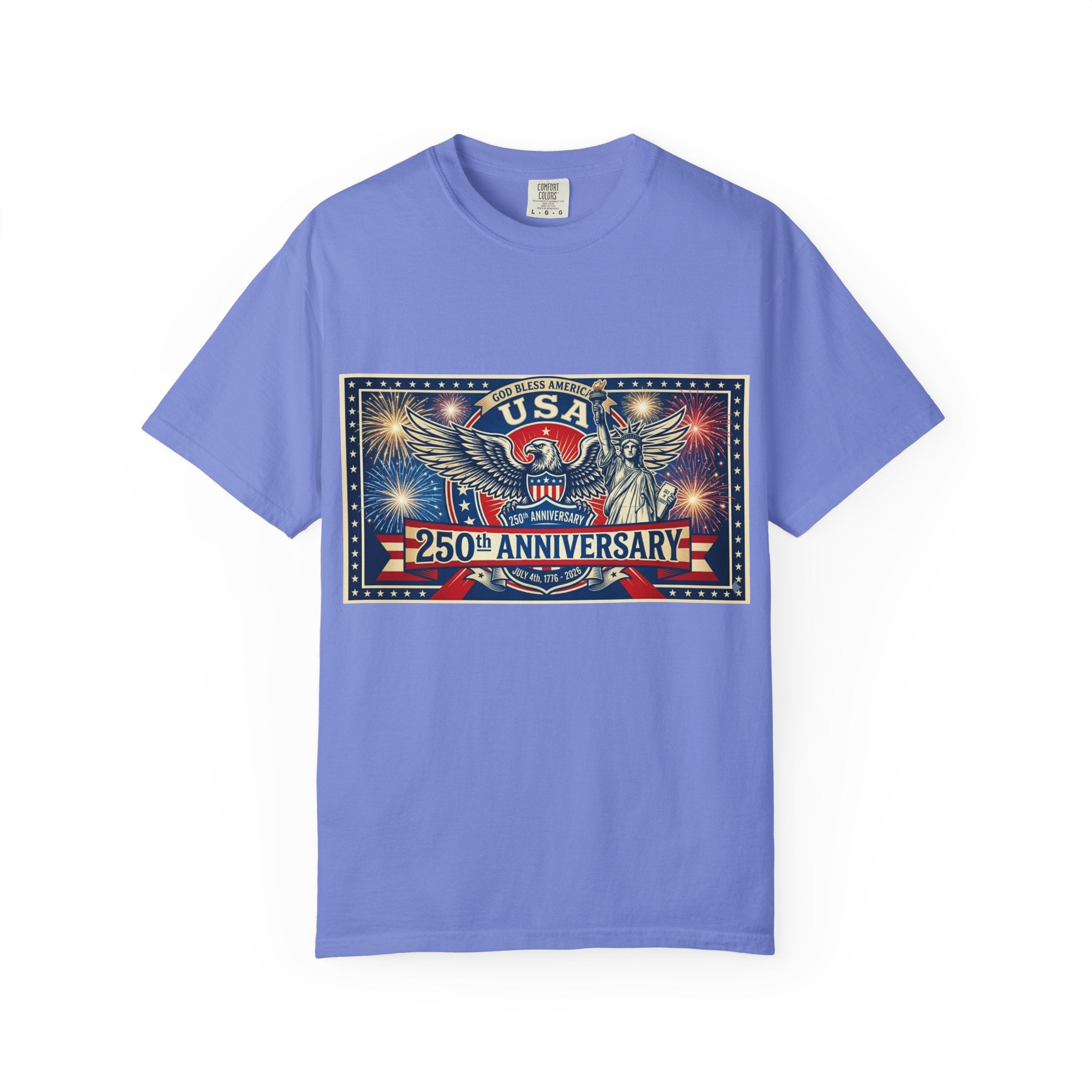 USA Eagle 250th Anniversary T-Shirt | Patriotic Independence Day Design