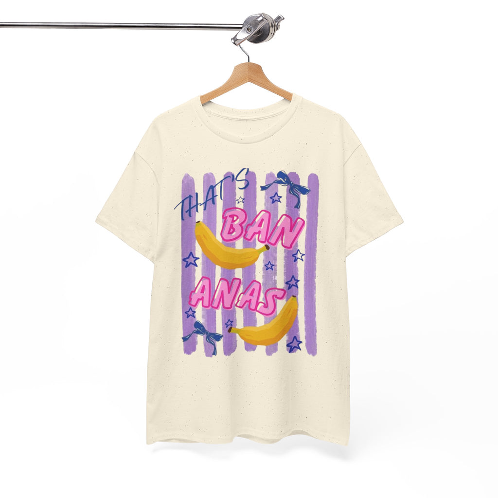 Bananas Graphic Tee — Playful Retro Banana Design with 'Ban Anas' Text