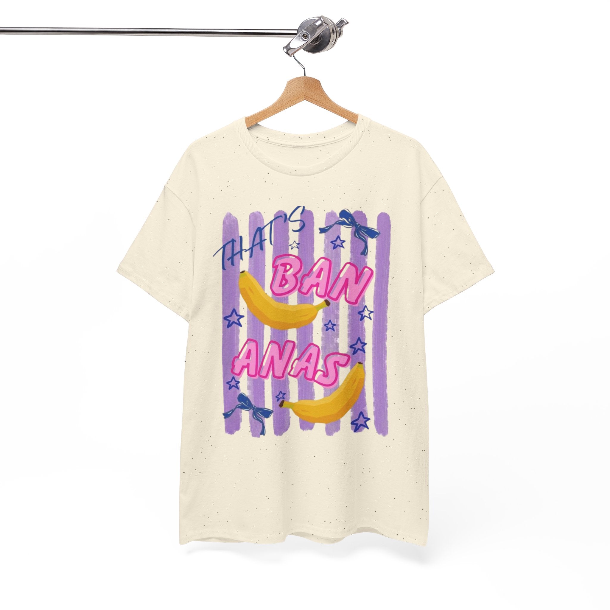 Bananas Graphic Tee — Playful Retro Banana Design with 'Ban Anas' Text