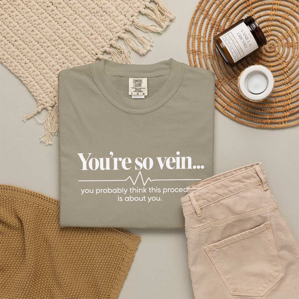 You're So Vein Shirt, Funny Nurse Shirt, Phlebotomist Gift, IV Nurse Tee, Medical Humor Shirt, Healthcare Worker Gift, Nurse Appreciation