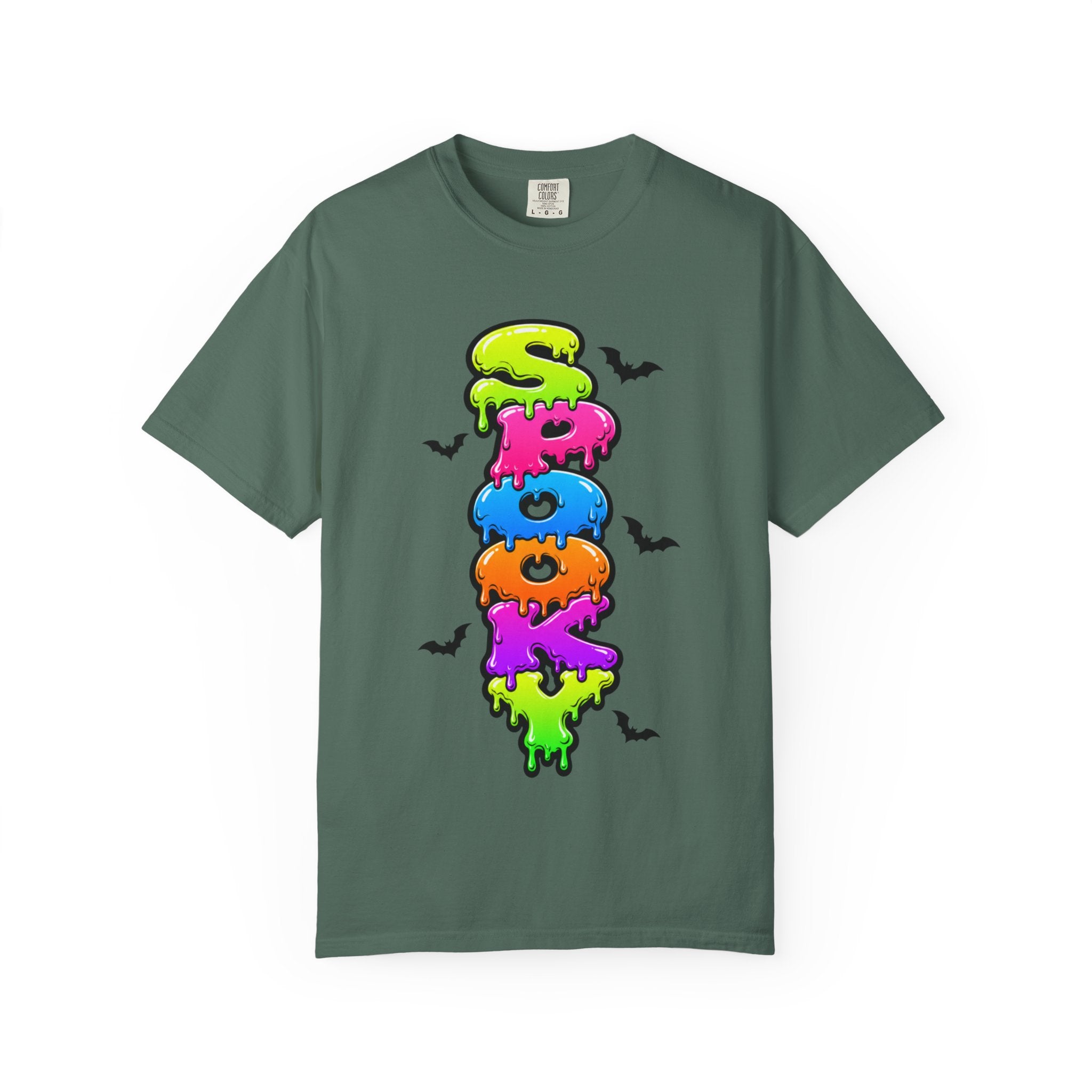 Spooky Colorful Spook Drippy Halloween T Shirt