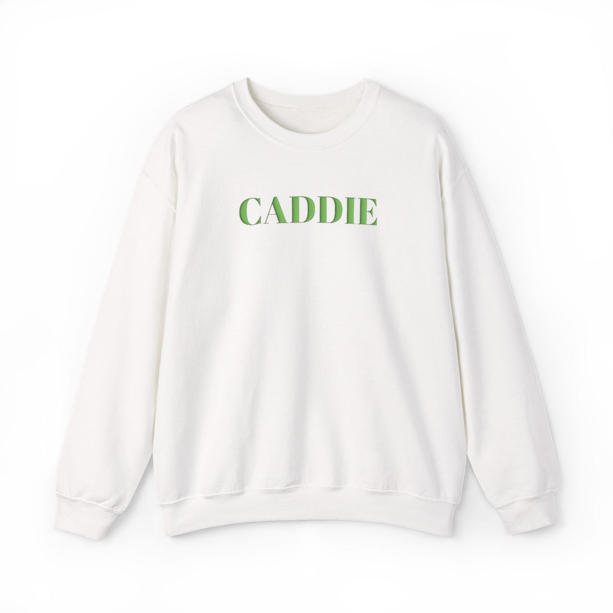 Caddie Sweatshirt, Golf Caddie Gift, CADDIE Puff Print Crewneck, Golf Sweatshirt, Golf Lover Gift, Country Club Sweatshirt, Golf Gift