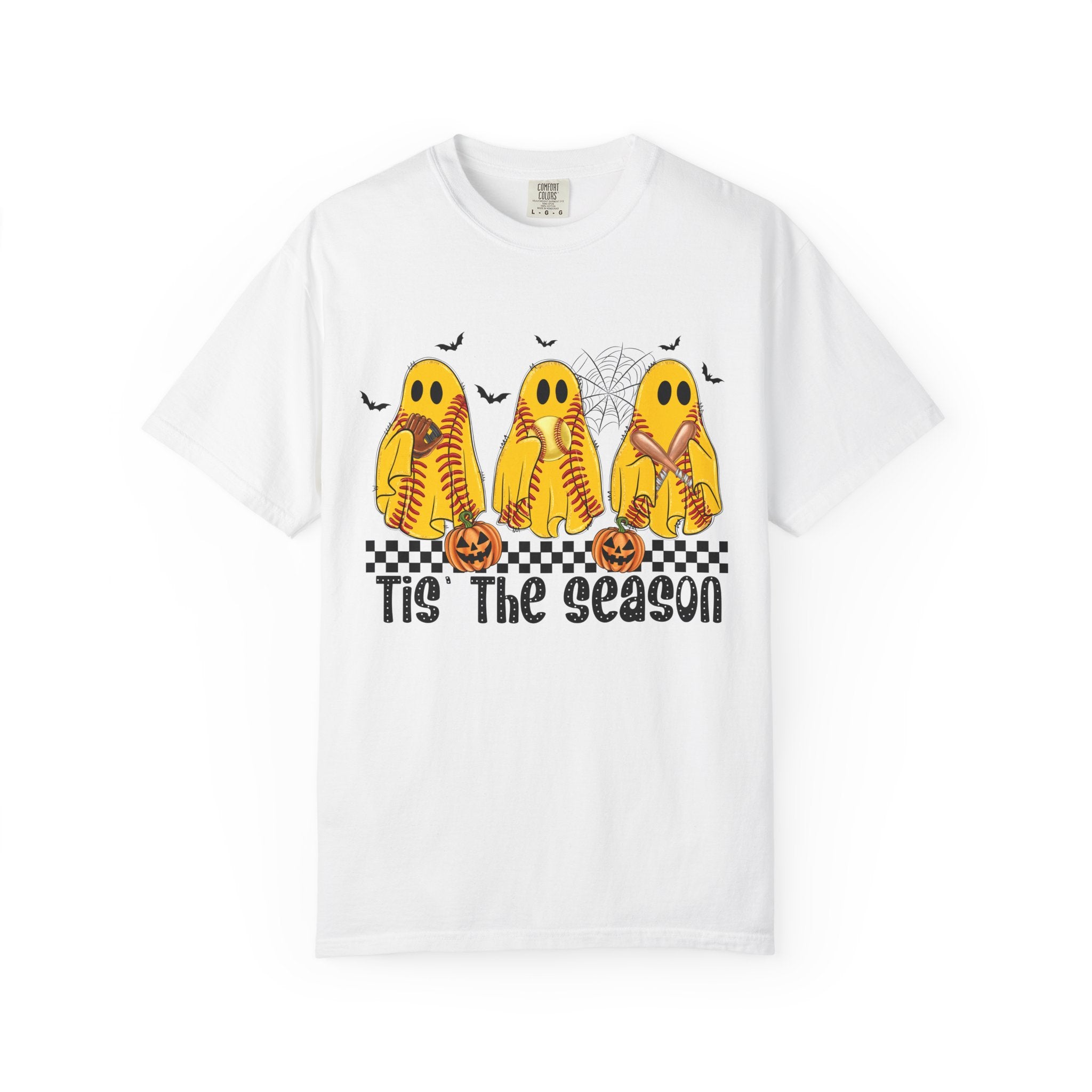 Halloween Ghost Trio T Shirt Tis the Season Cute Spooky Tee