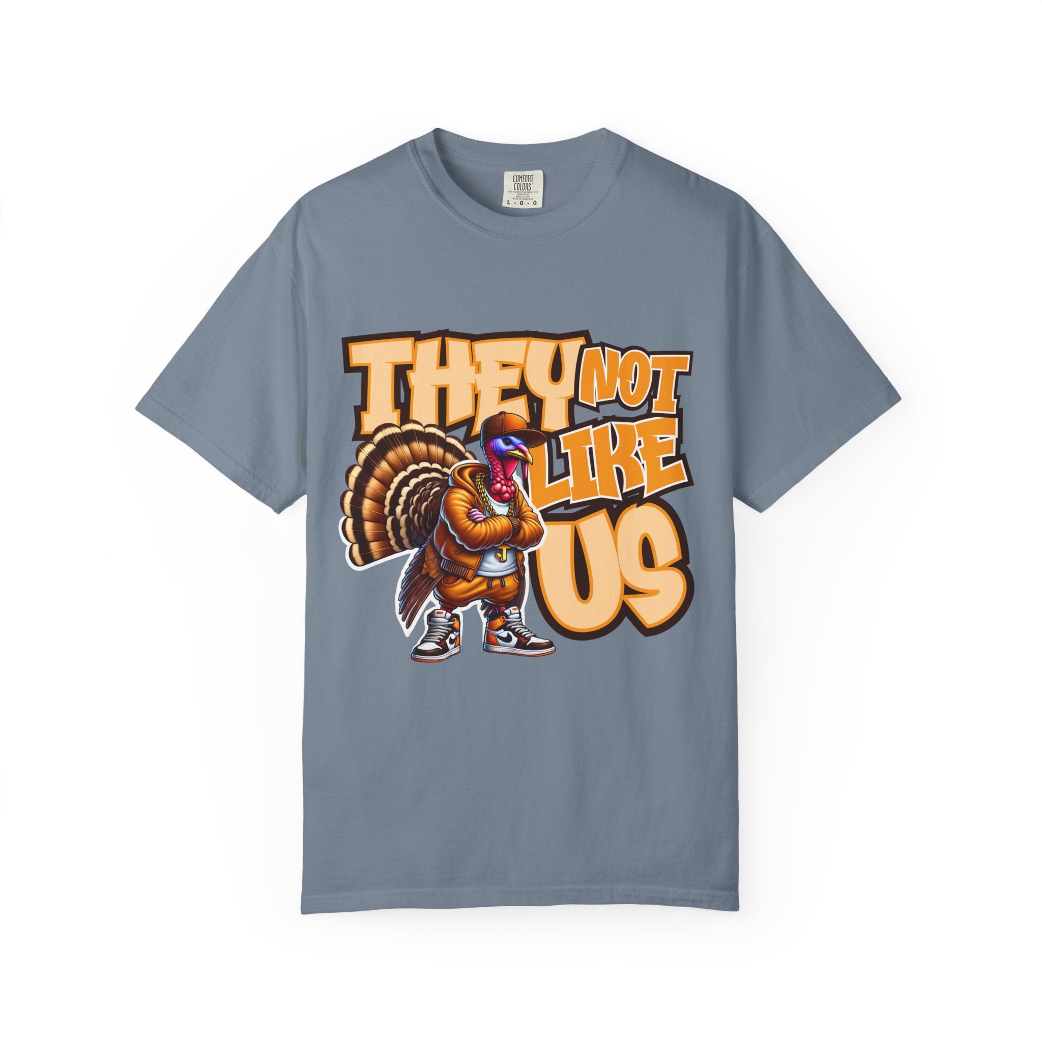 Thanksgiving Turkey Graphic T Shirt They Not Like Us Streetwear Tee