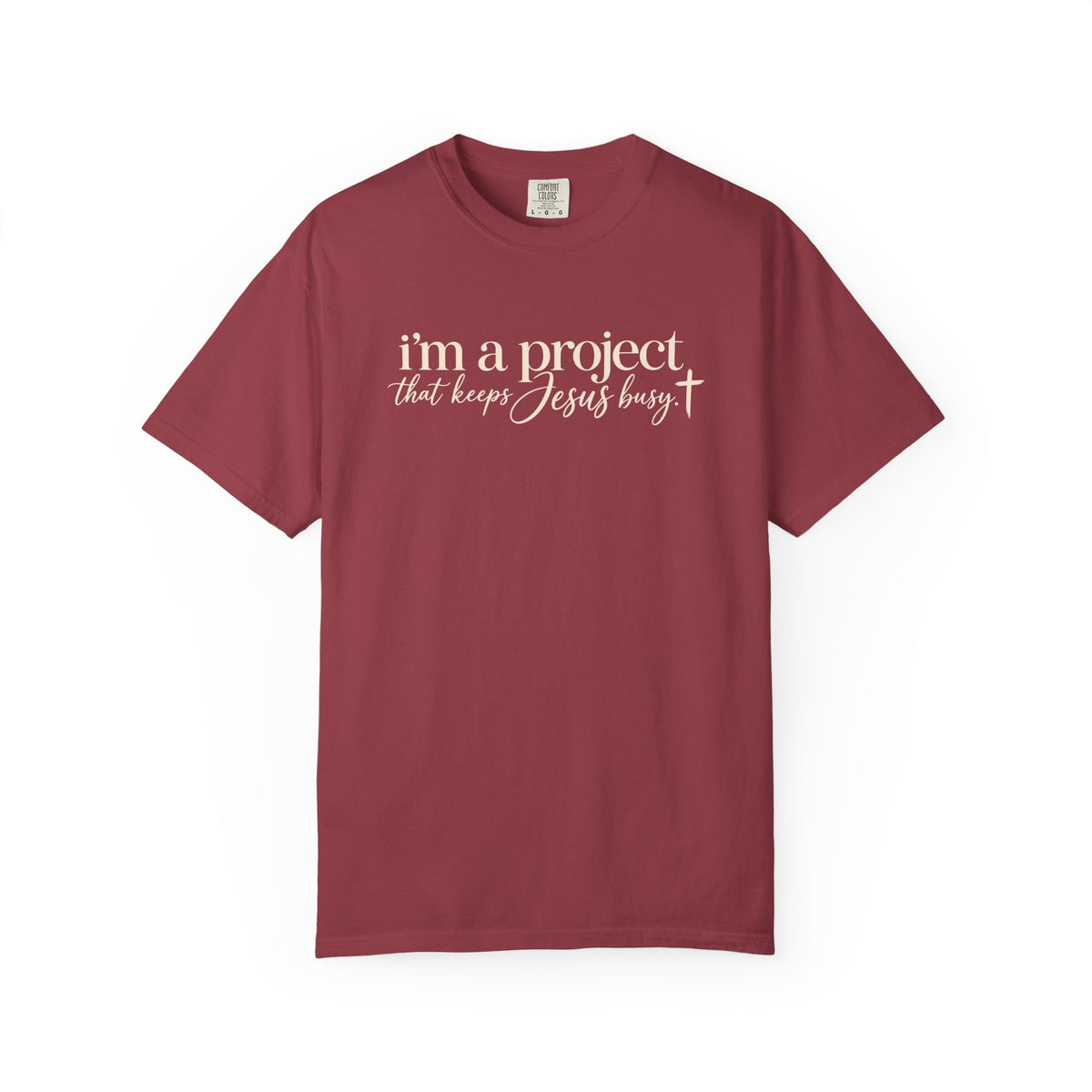 Im a Project That Keeps Jesus Busy Tee Shirt