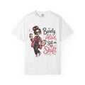 T Shirt Barely Alive Still on Shift Skeleton Barista Graphic Tee