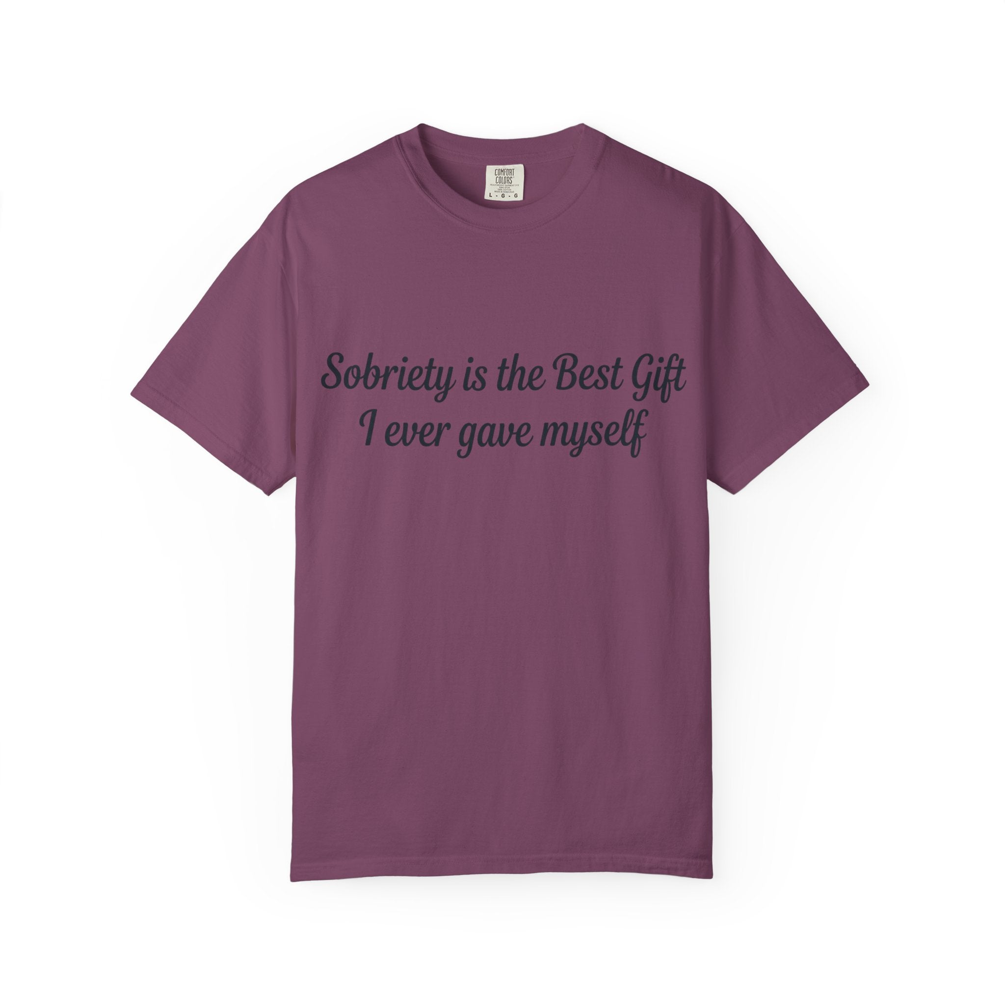Sobriety Is the Best Gift Tee Inspirational Recovery T Shirt Personalize with how many months or years
