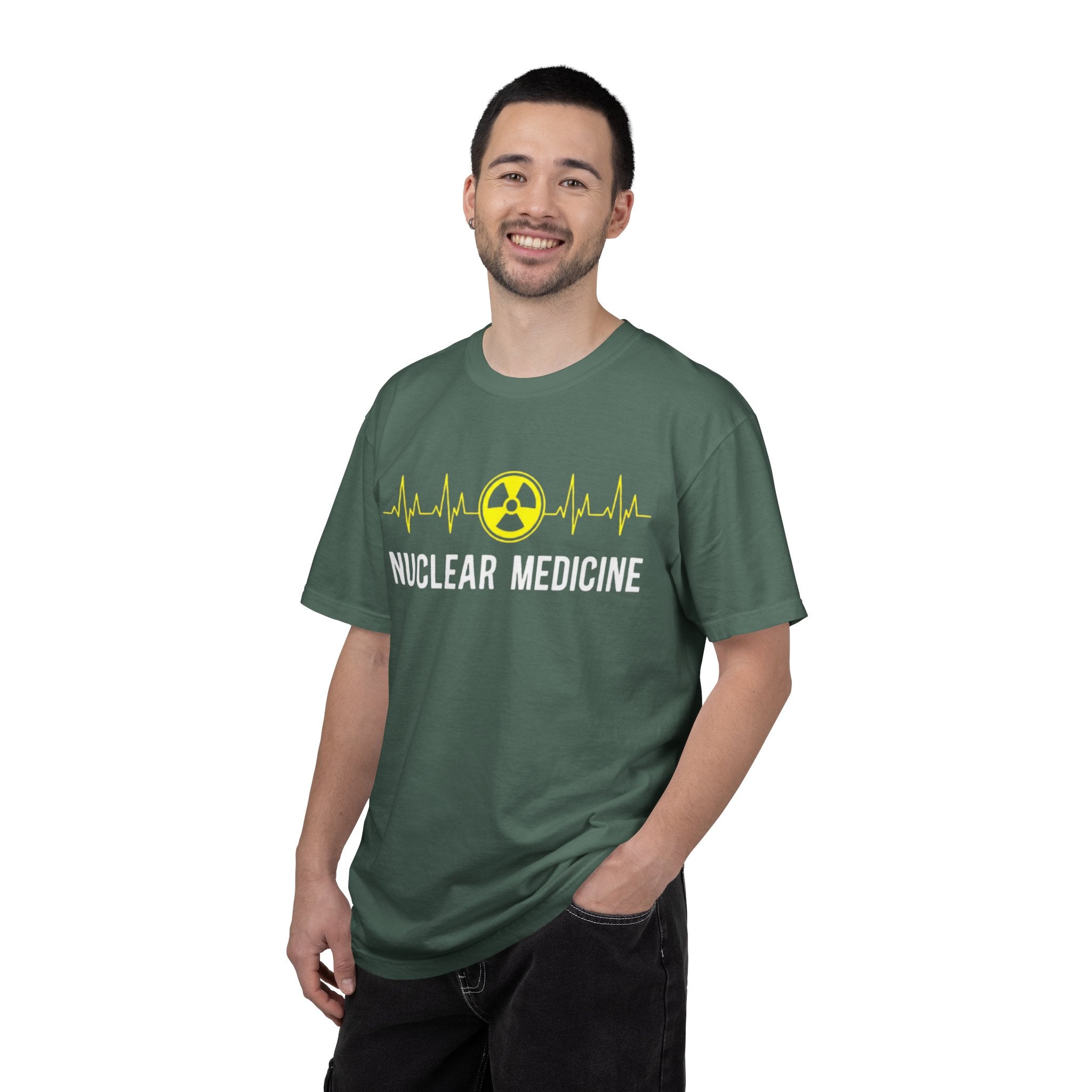 Nuclear Medicine T-Shirt  Radiology Tech ECG Logo Tee