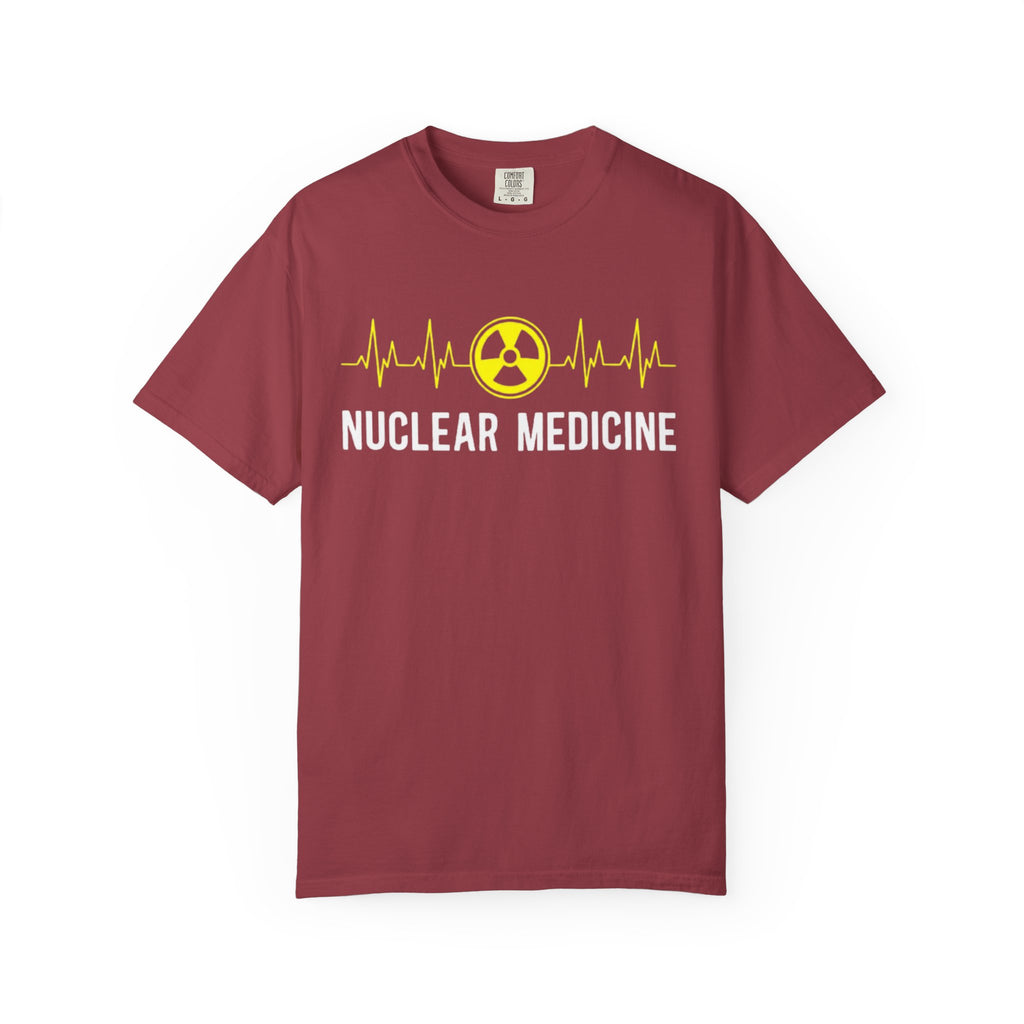 Nuclear Medicine T-Shirt  Radiology Tech ECG Logo Tee
