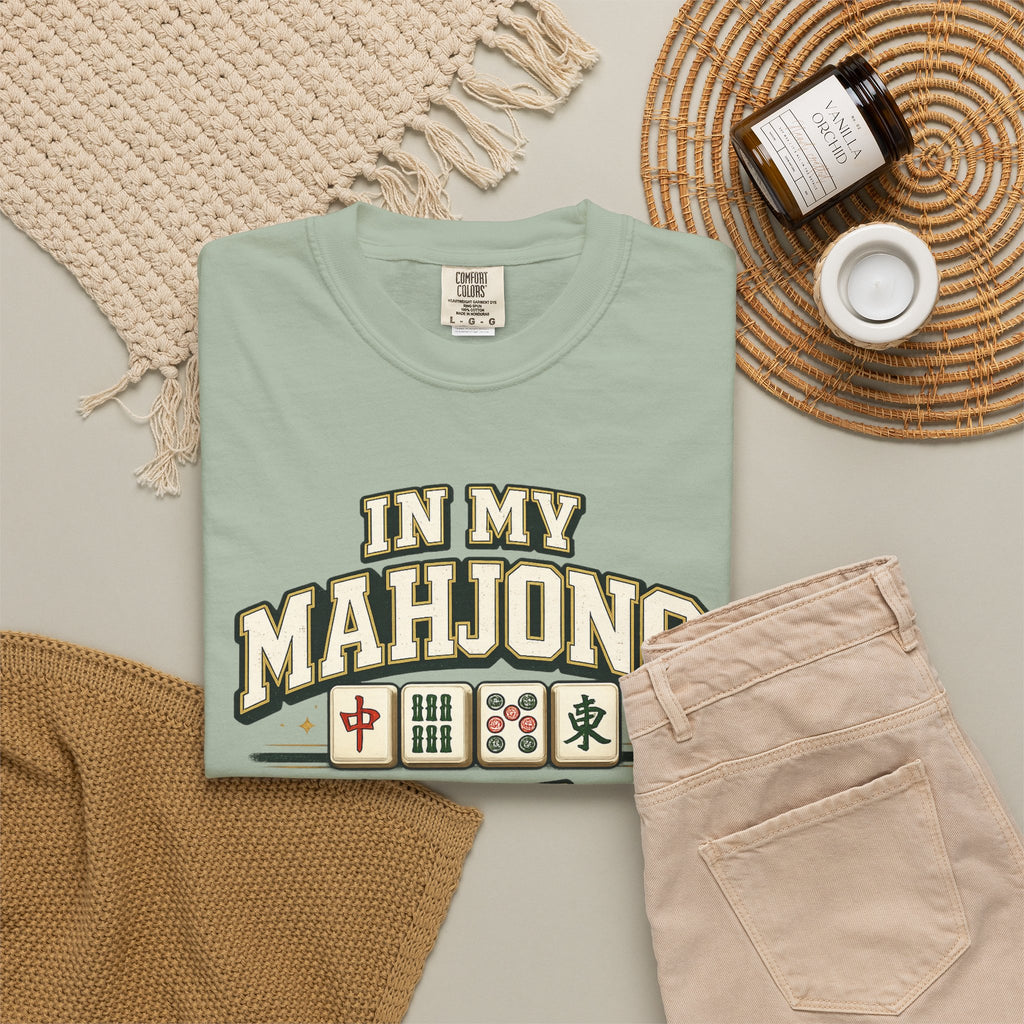 Mahjong T Shirt In My Mahjong Era Graphic Tee for Players and Fans