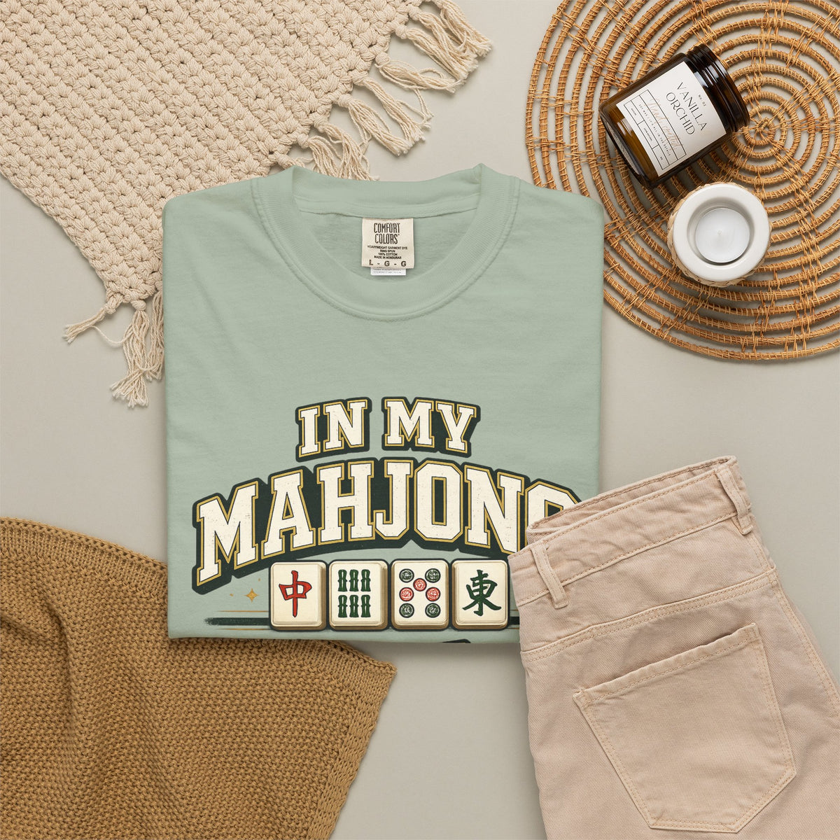 Mahjong T Shirt In My Mahjong Era Graphic Tee for Players and Fans