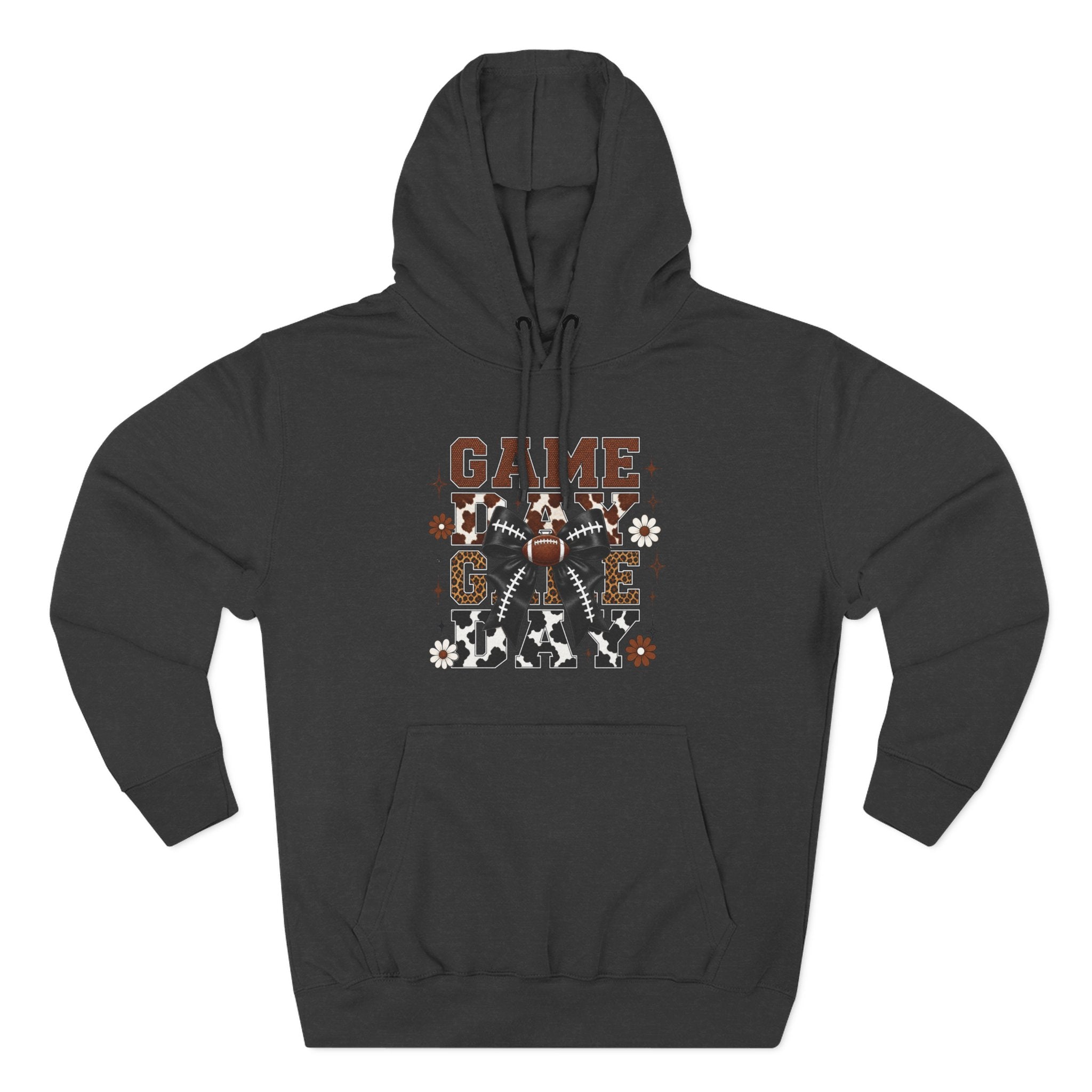 Game Day Football Hoodie Vintage Grunge Helmet Design