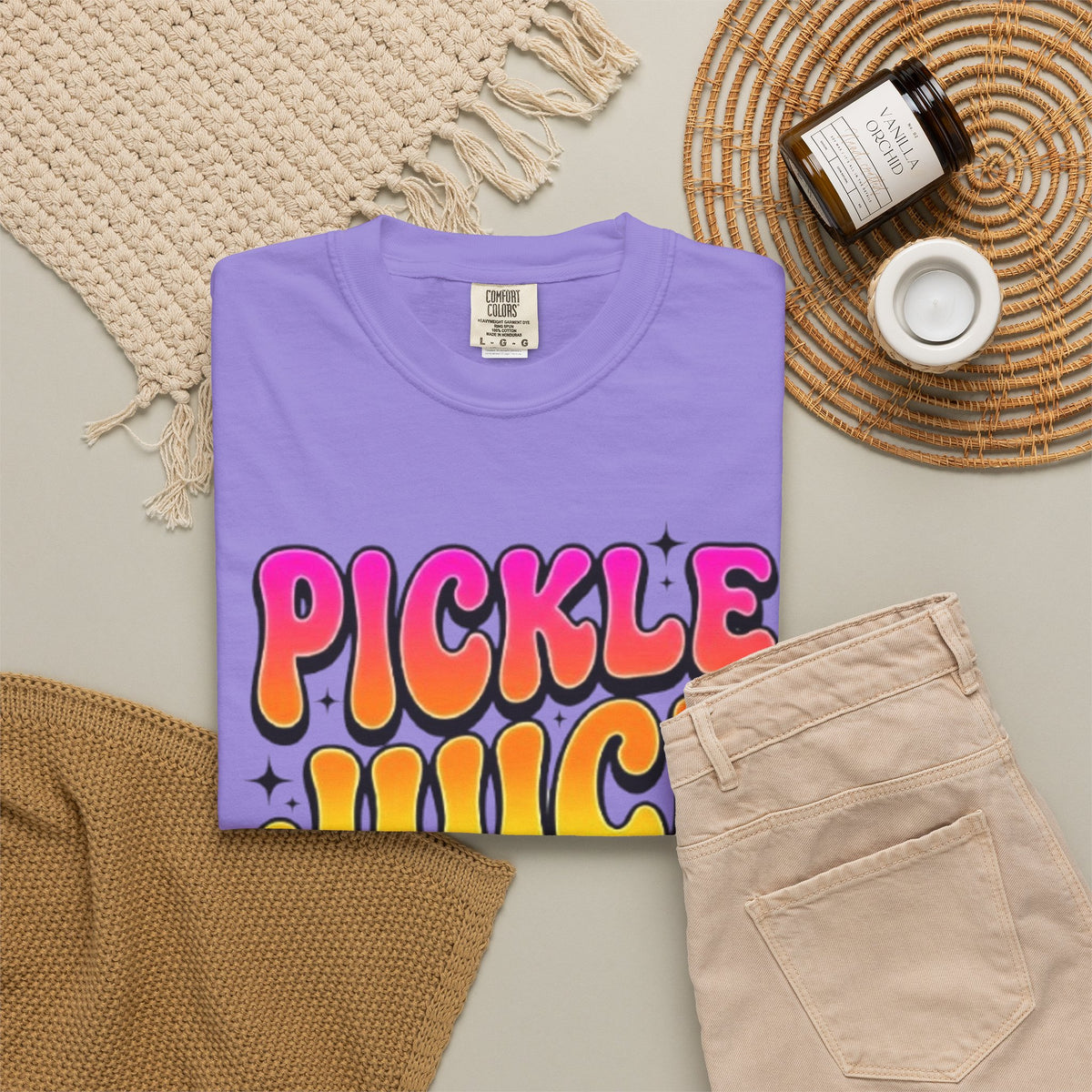 Pickle Juice Retro T-Shirt The 70s Polite Curse Vintage Graphic Tee