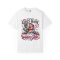 T-Shirt Its Not Grey Hair Its Wisdom Glitter Graphic Tee