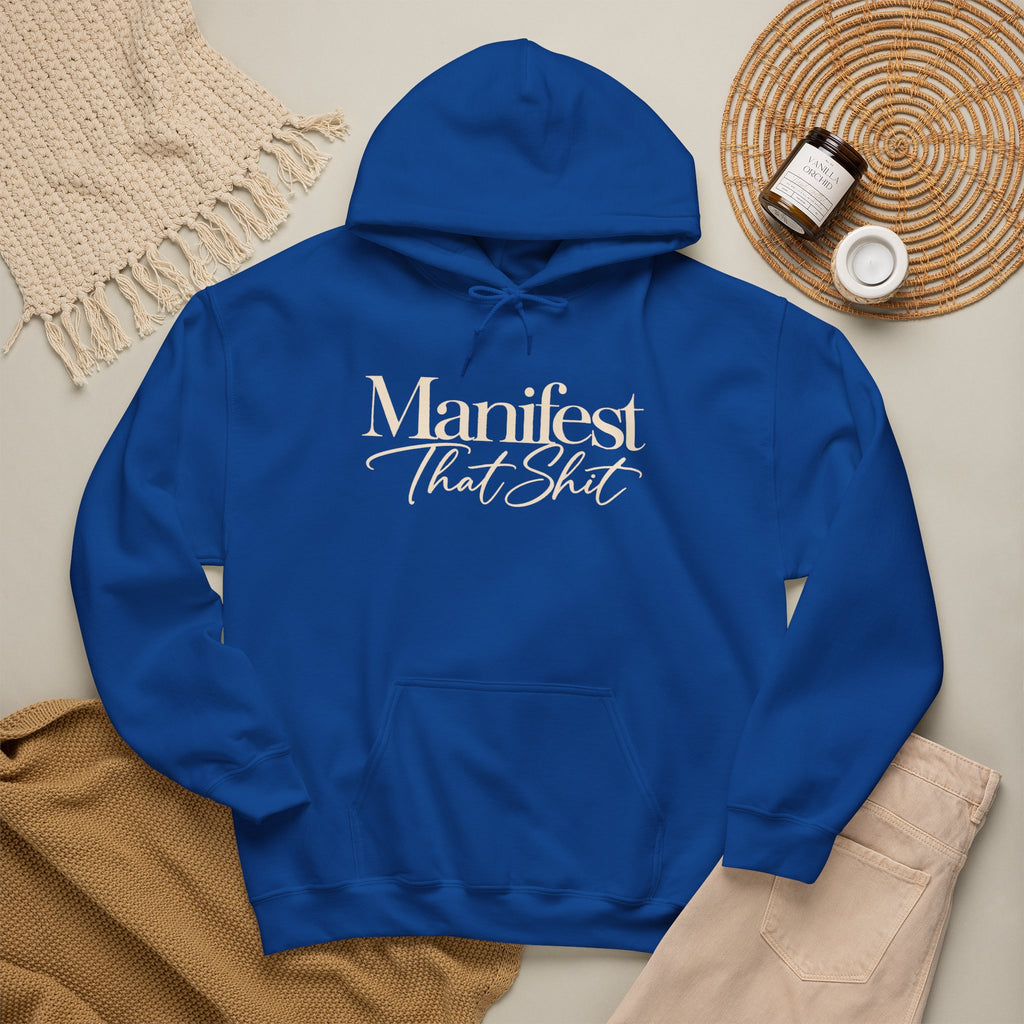 Hoodie Manifest That Shit Minimal Script Pullover