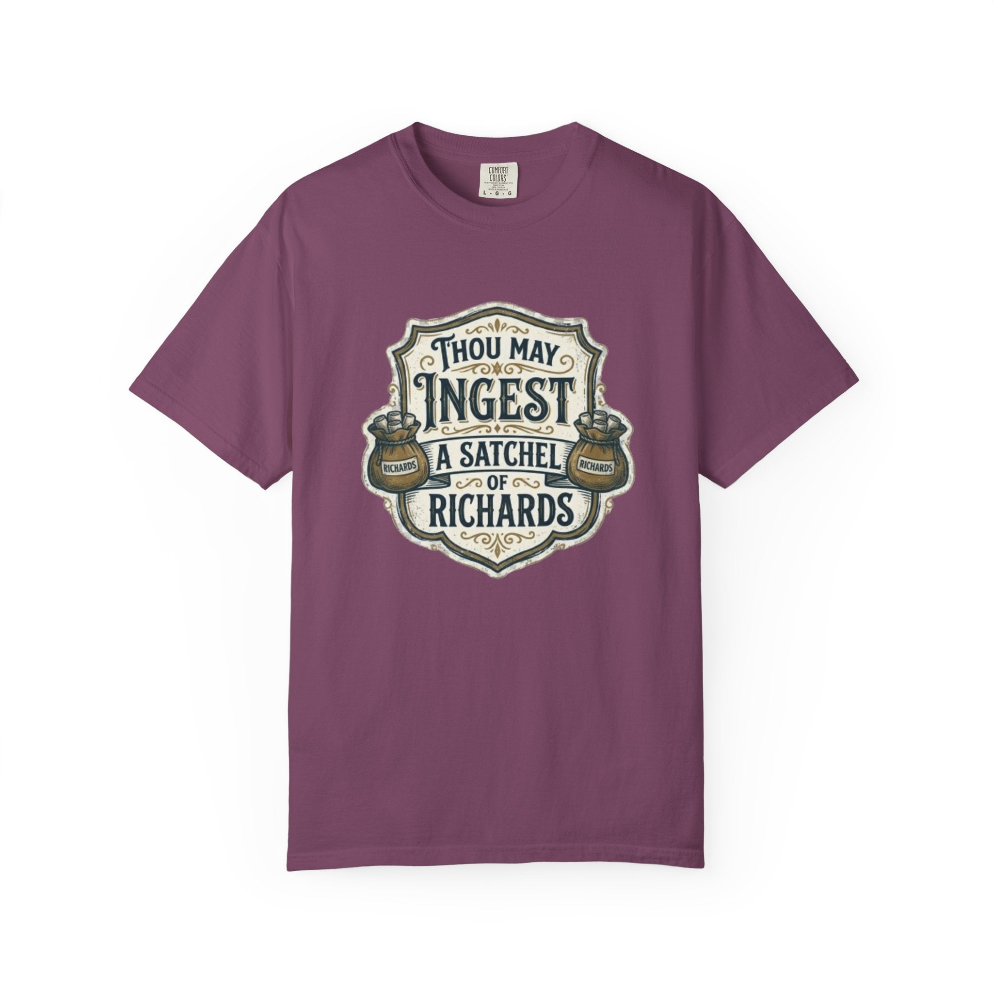Tee Shirt Thou May Ingest a Satchel of Richards Vintage Apothecary Graphic
