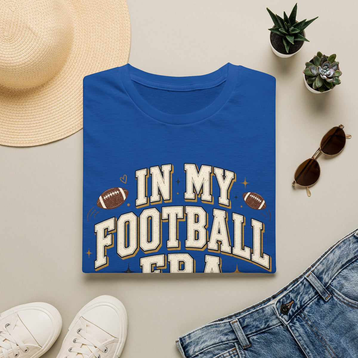 Football Era T Shirt In My Football Era Vintage Fan Tee