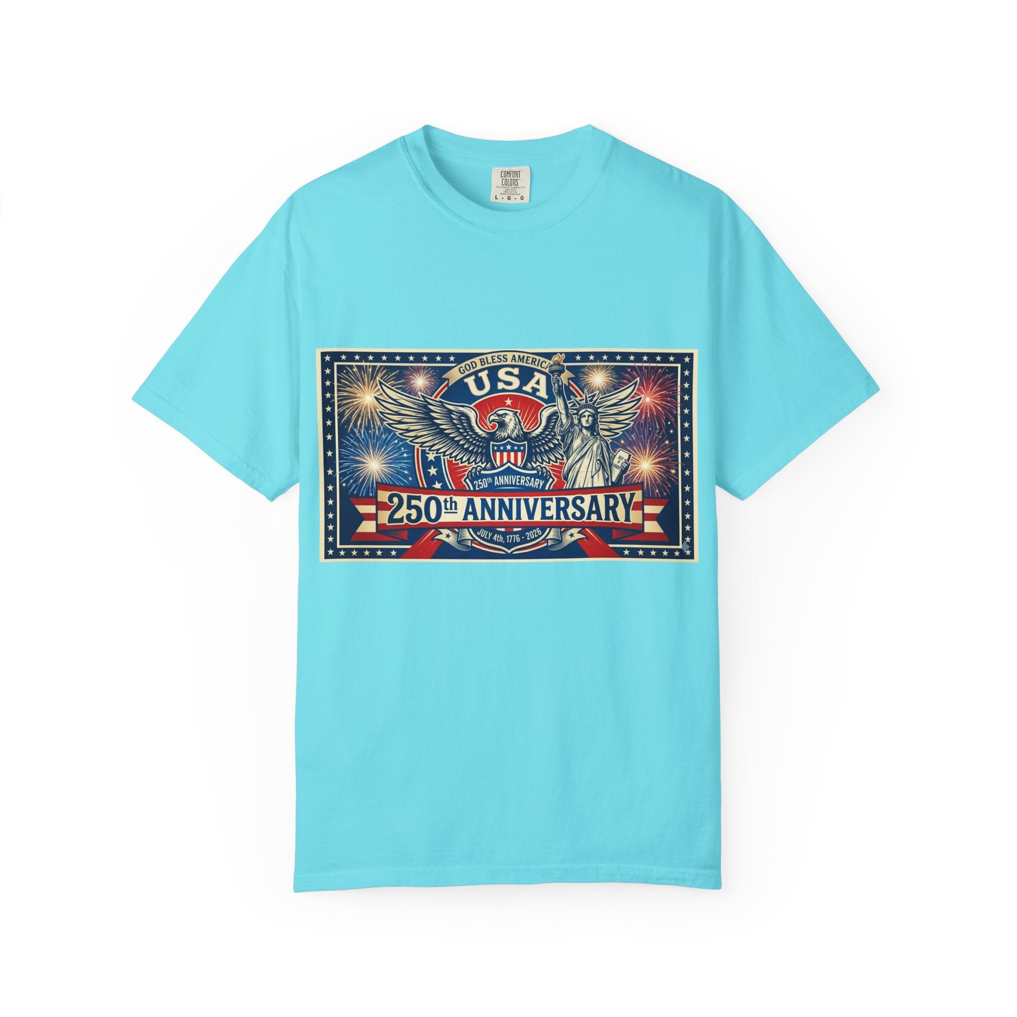 USA Eagle 250th Anniversary T-Shirt | Patriotic Independence Day Design