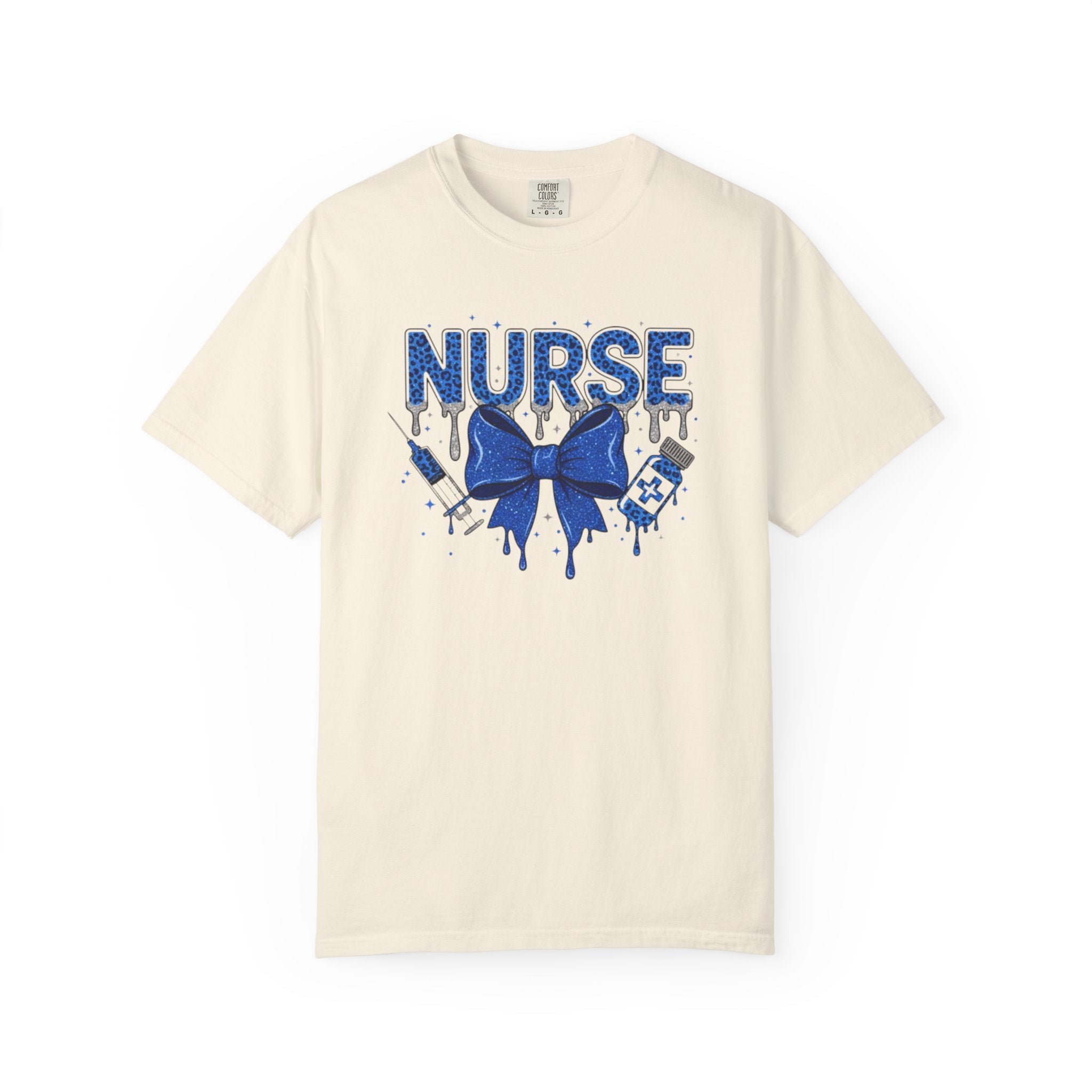 Nurse Blue Ribbon Graphic T Shirt Medical Nurse Appreciation Tee