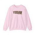 Yeehaw and Amen Camo Sweatshirt, Southern Christian Shirt, Western Cowgirl Sweatshirt, Country Faith Gift, Rustic Graphic Tee