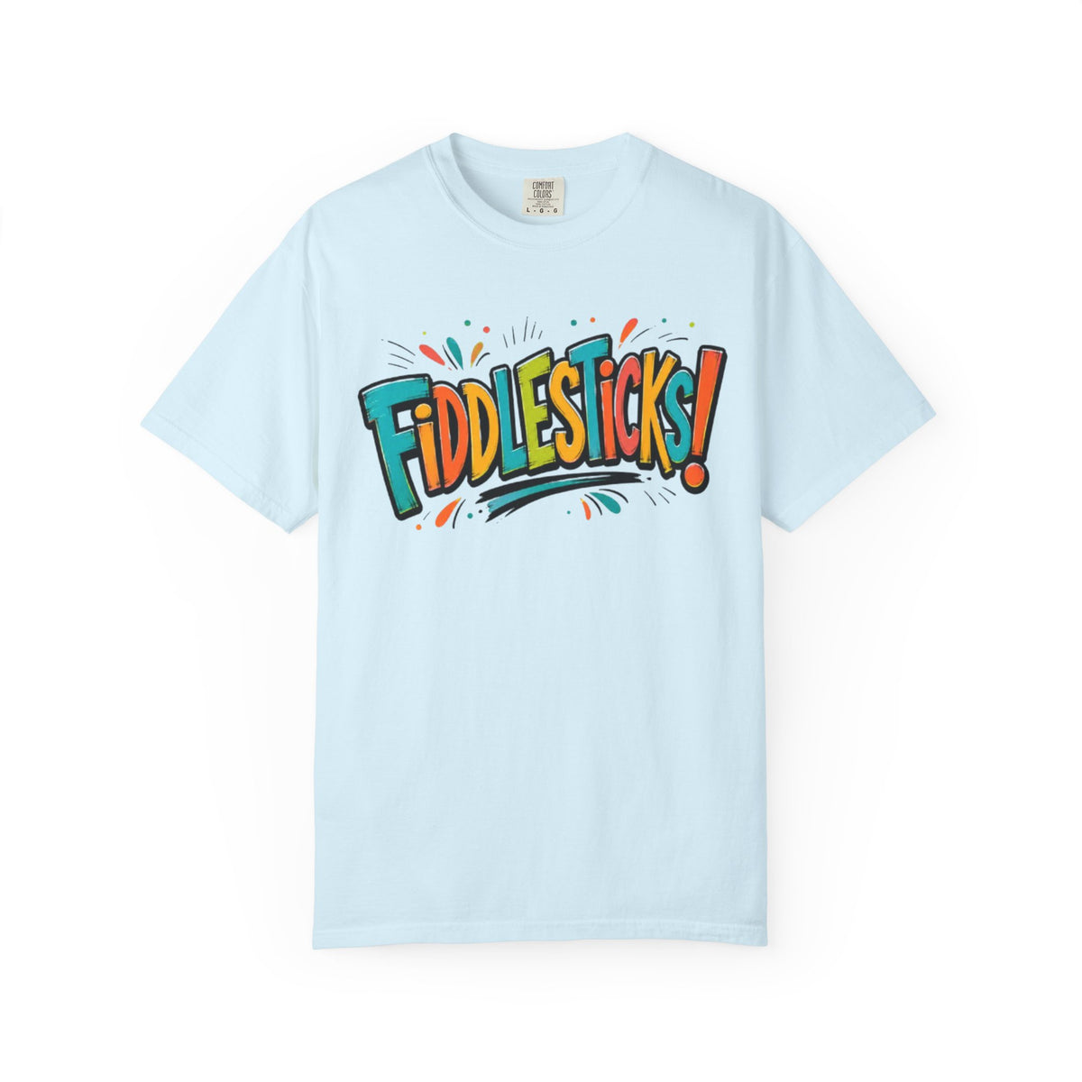 Fiddlesticks Graphic T Shirt Retro Colorful Fun Tee