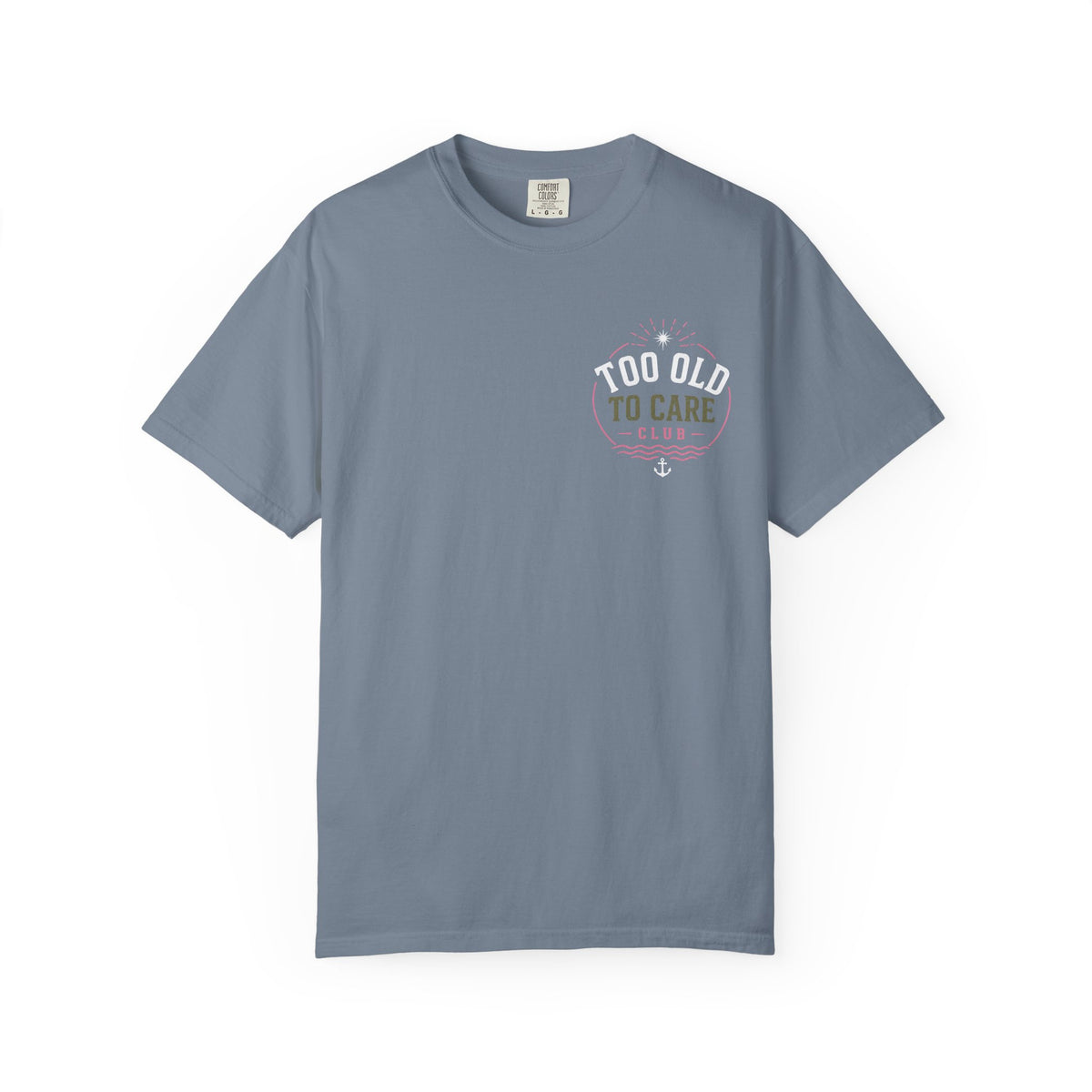 Tee Shirt Too Old to Care Beach Vintage Graphic Tee