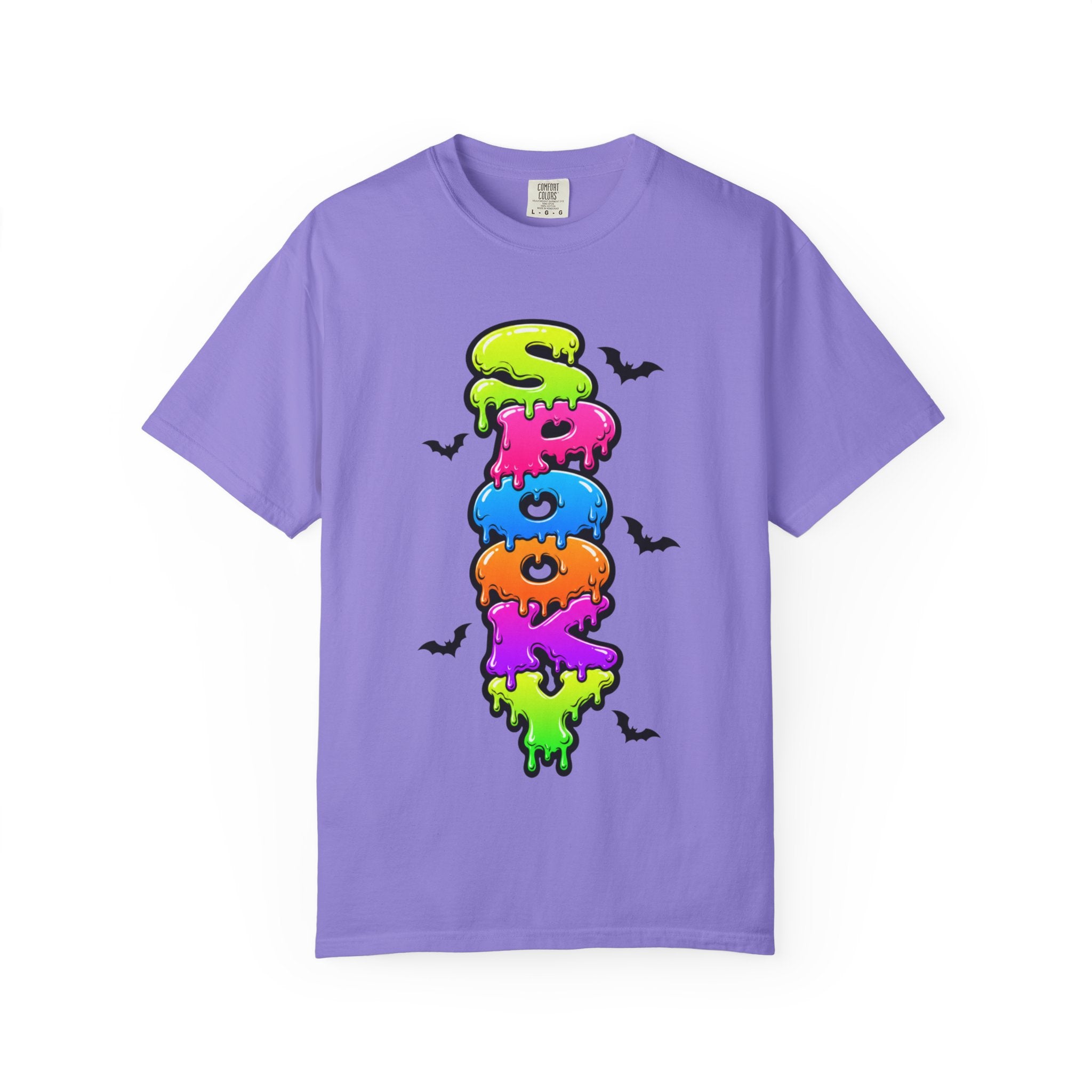 Spooky Colorful Spook Drippy Halloween T Shirt
